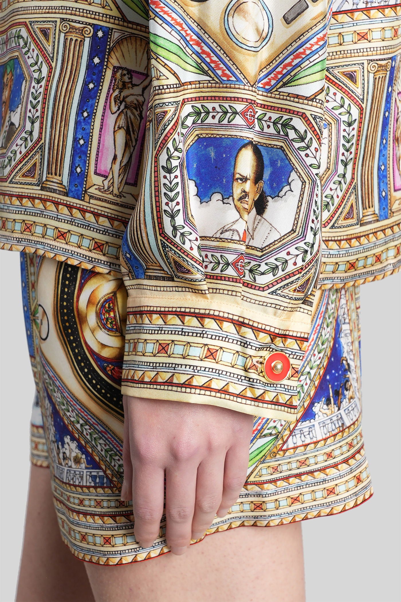 Shirt in multicolor silk - Image 5