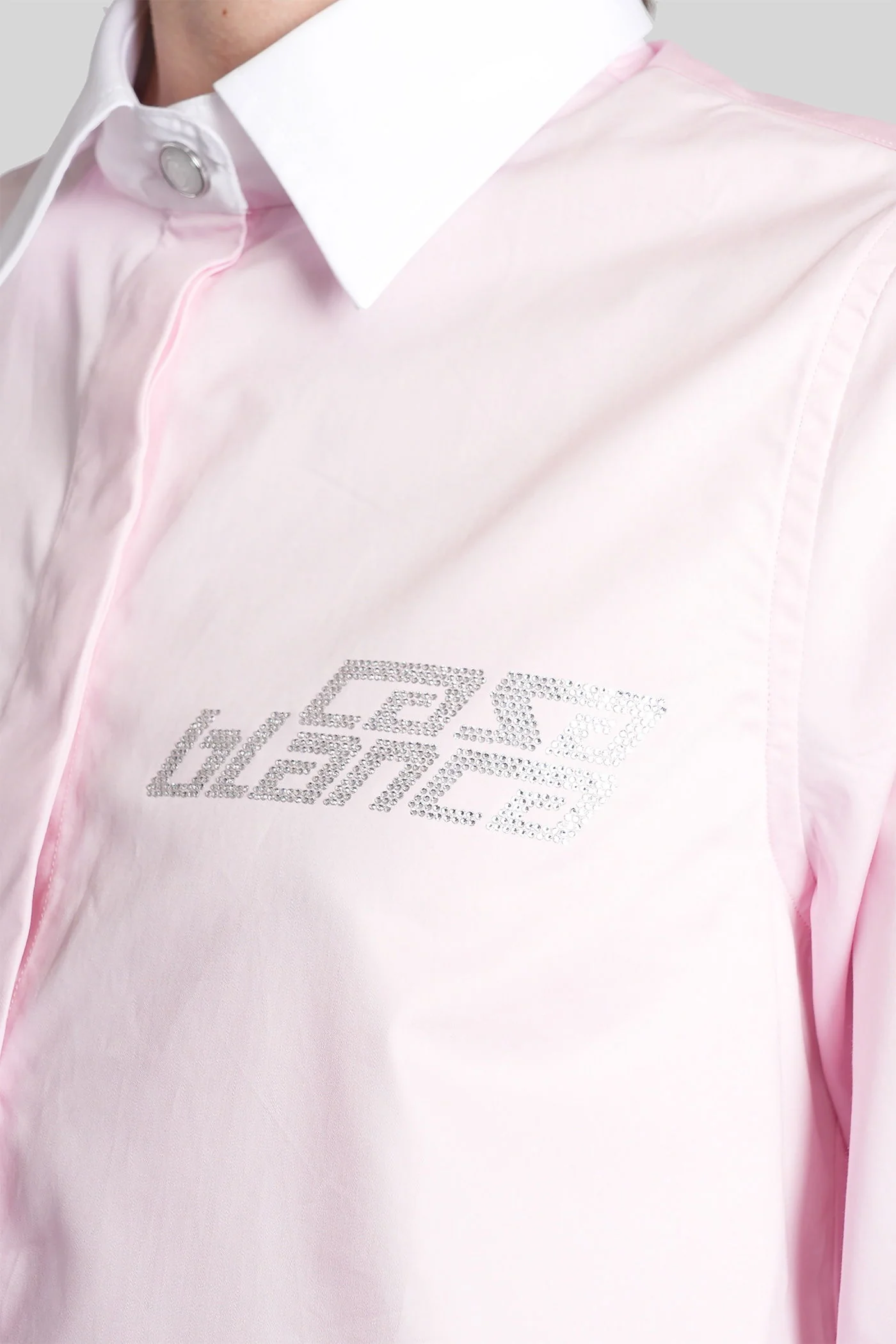 Shirt in rose-pink cotton - Image 5