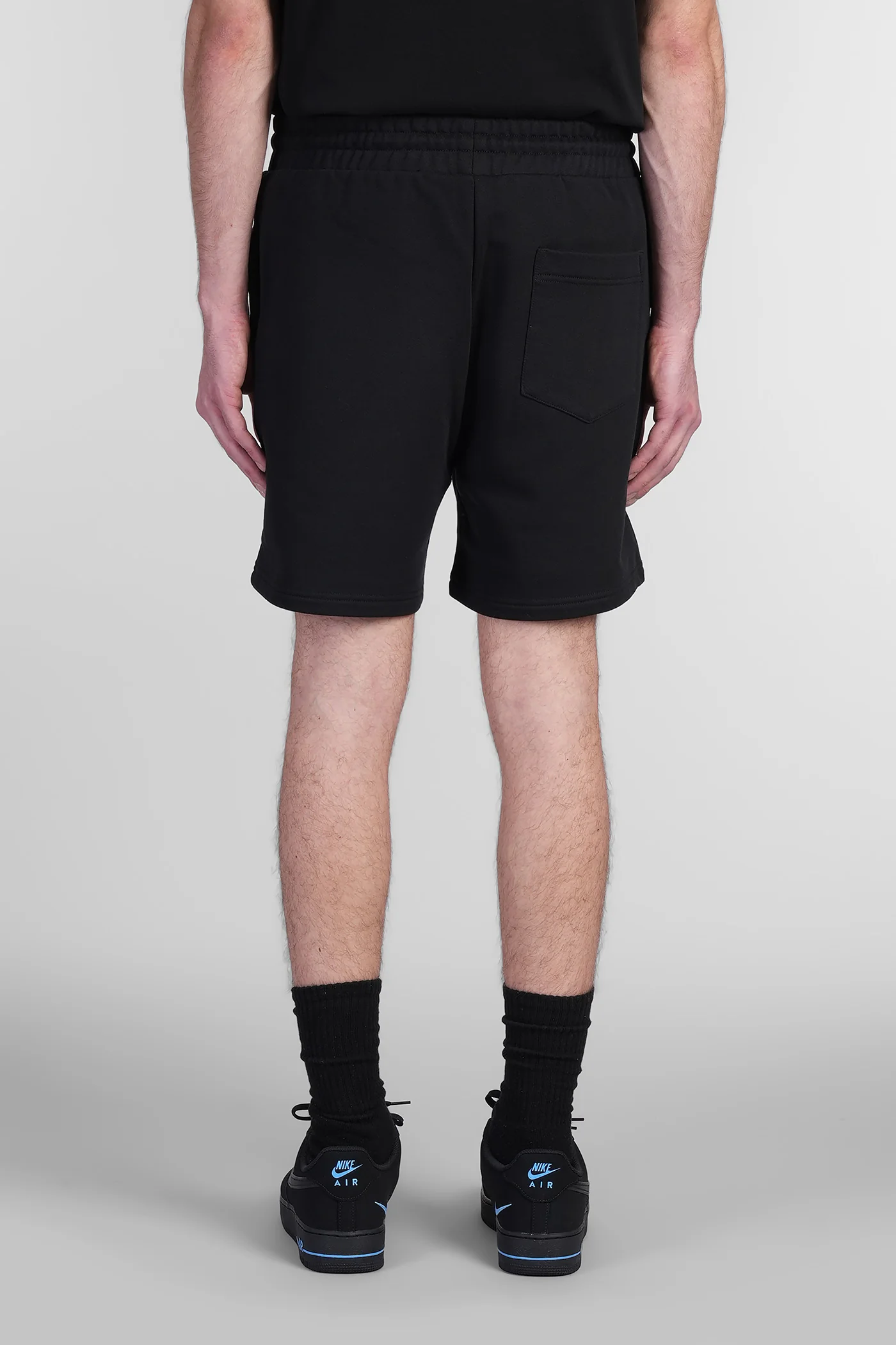 Shorts in black cotton - Image 3