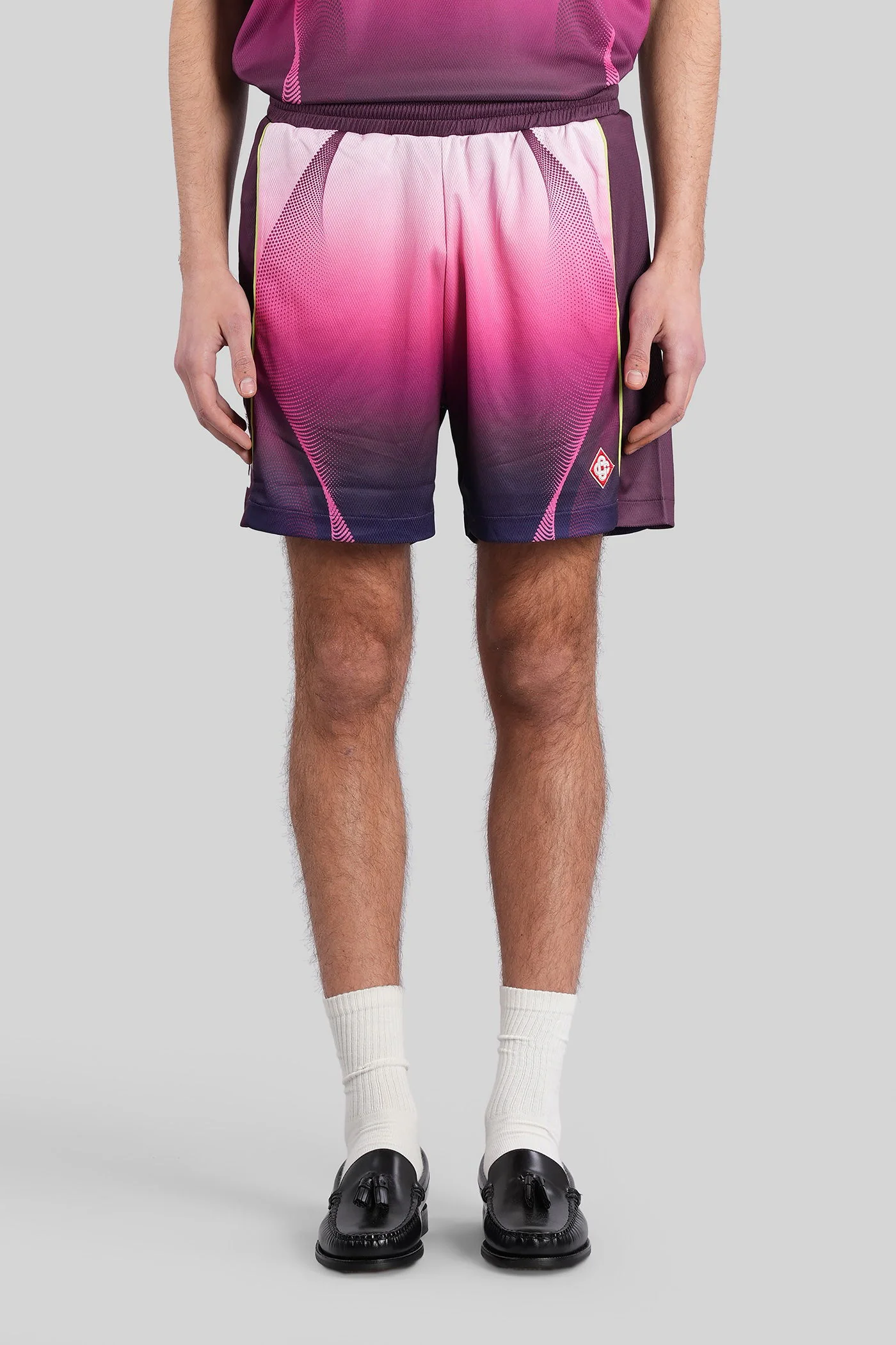 Shorts in Viola polyester