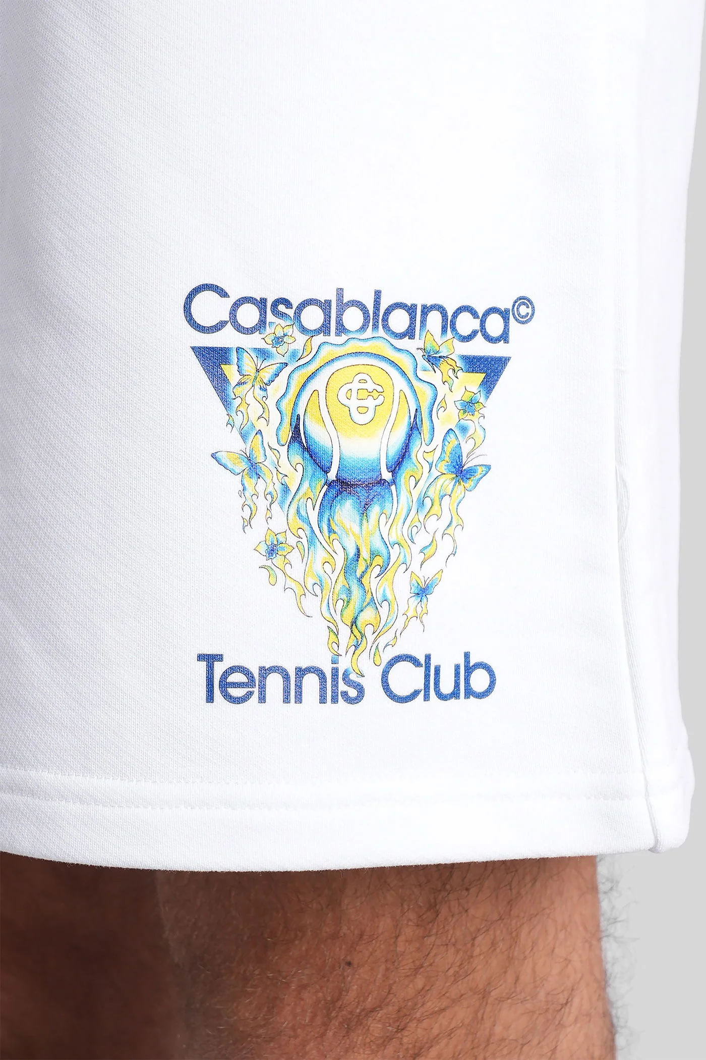 Shorts in white cotton - Image 5