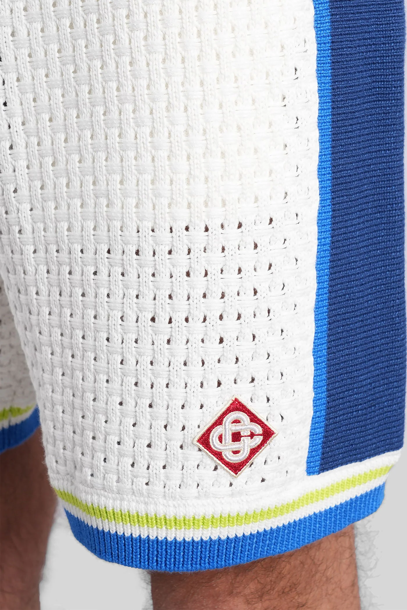 Shorts in white cotton - Image 5