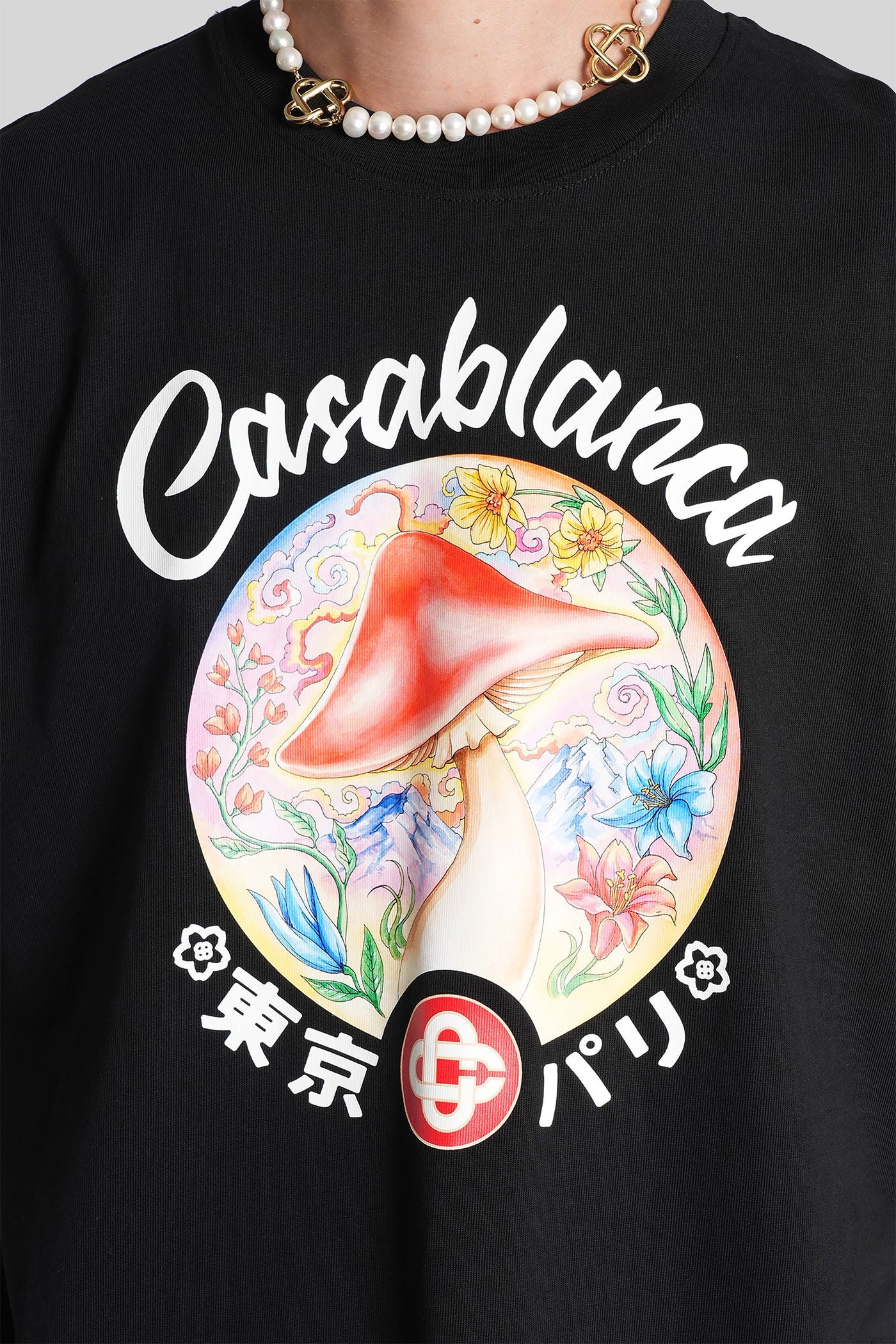 T-Shirt in black cotton - Image 5