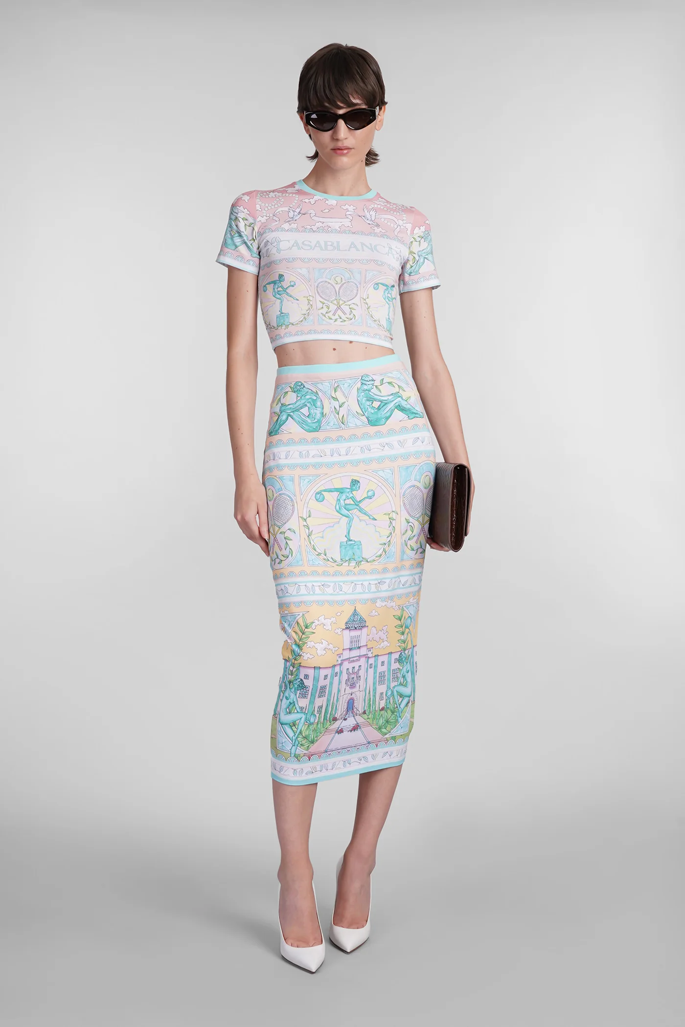 T-Shirt in multicolor viscose - Image 2