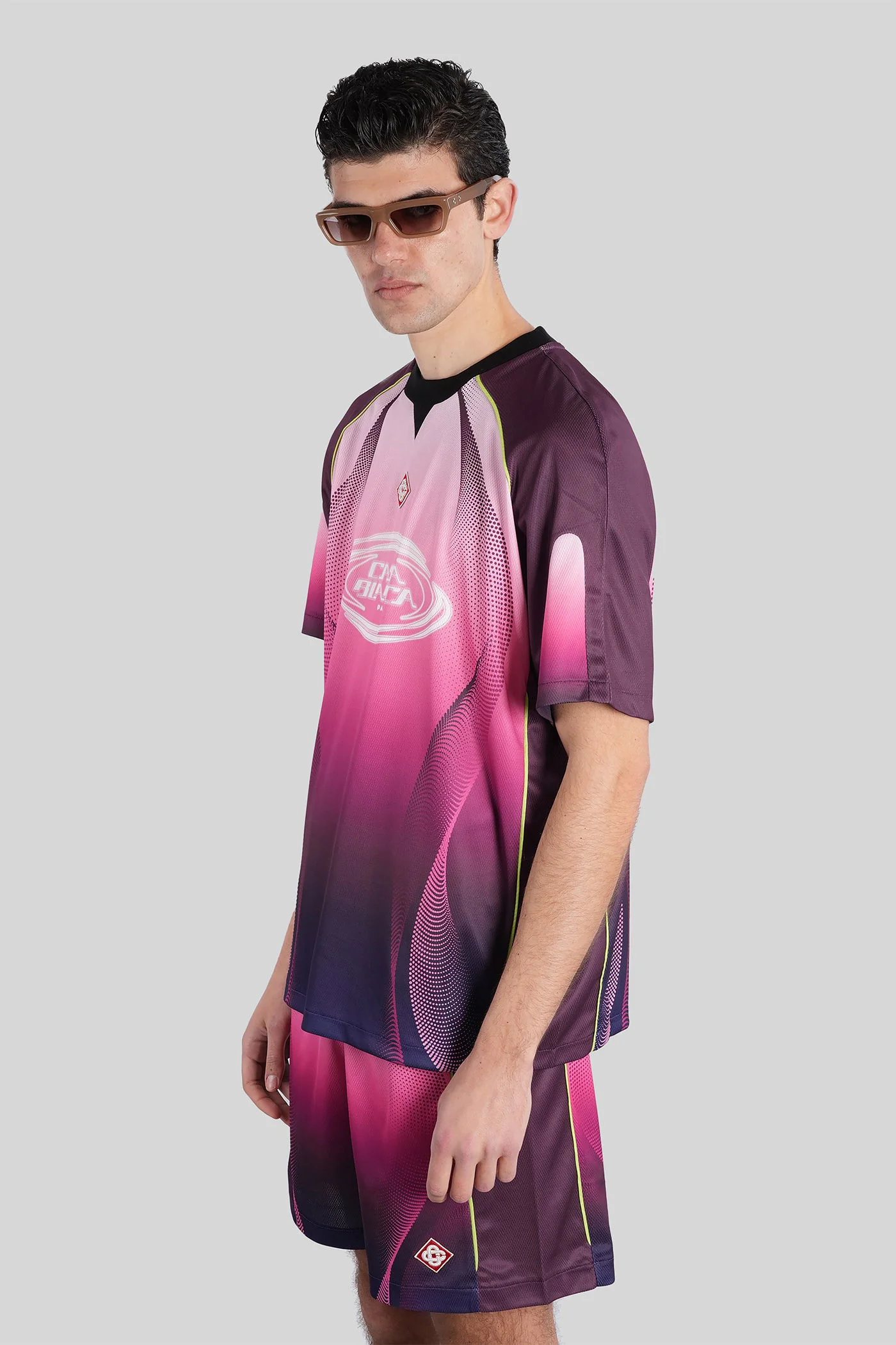 T-Shirt in Viola polyester - Image 4