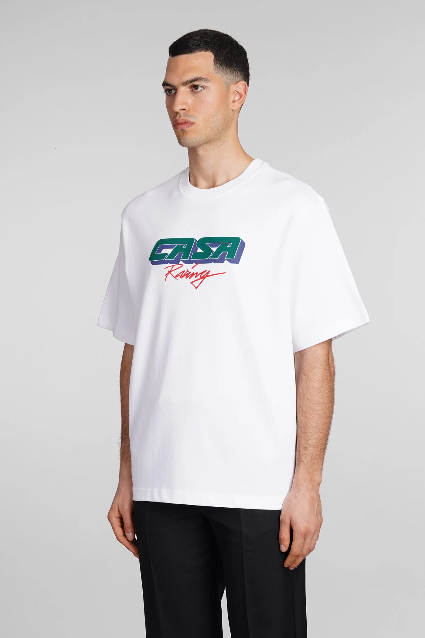 T-Shirt in white cotton - Image 4