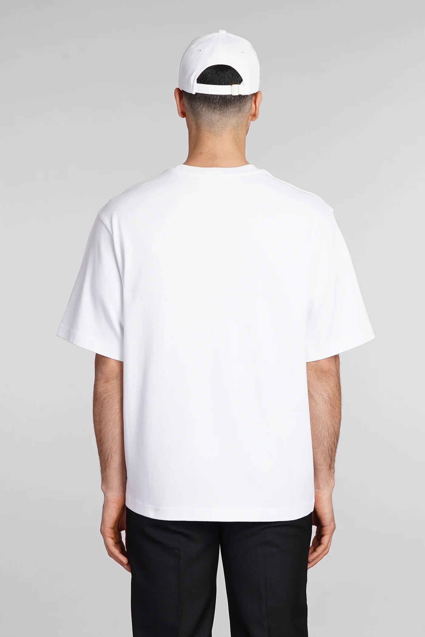 T-Shirt in white cotton - Image 3