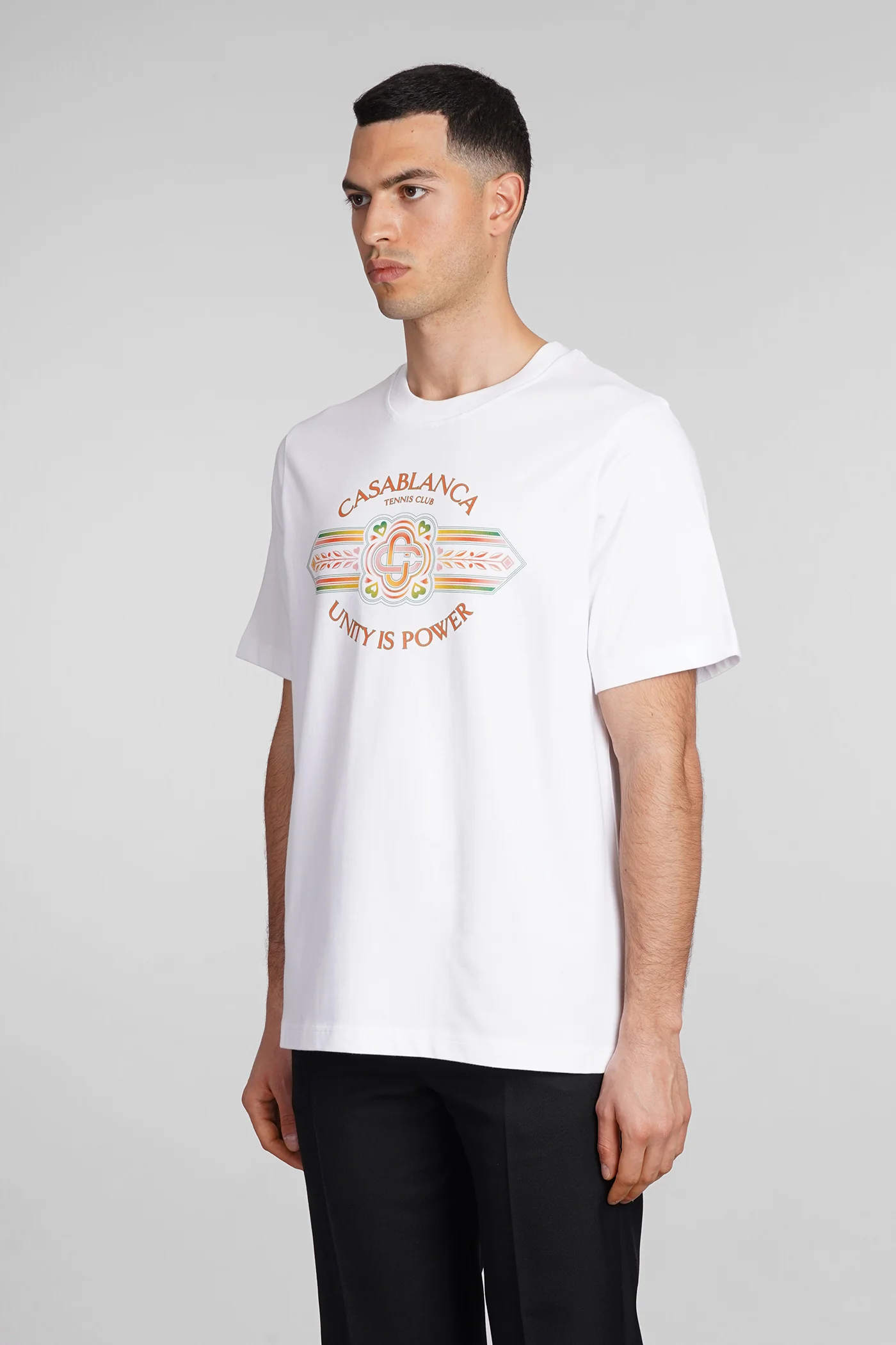 T-Shirt in white cotton - Image 4