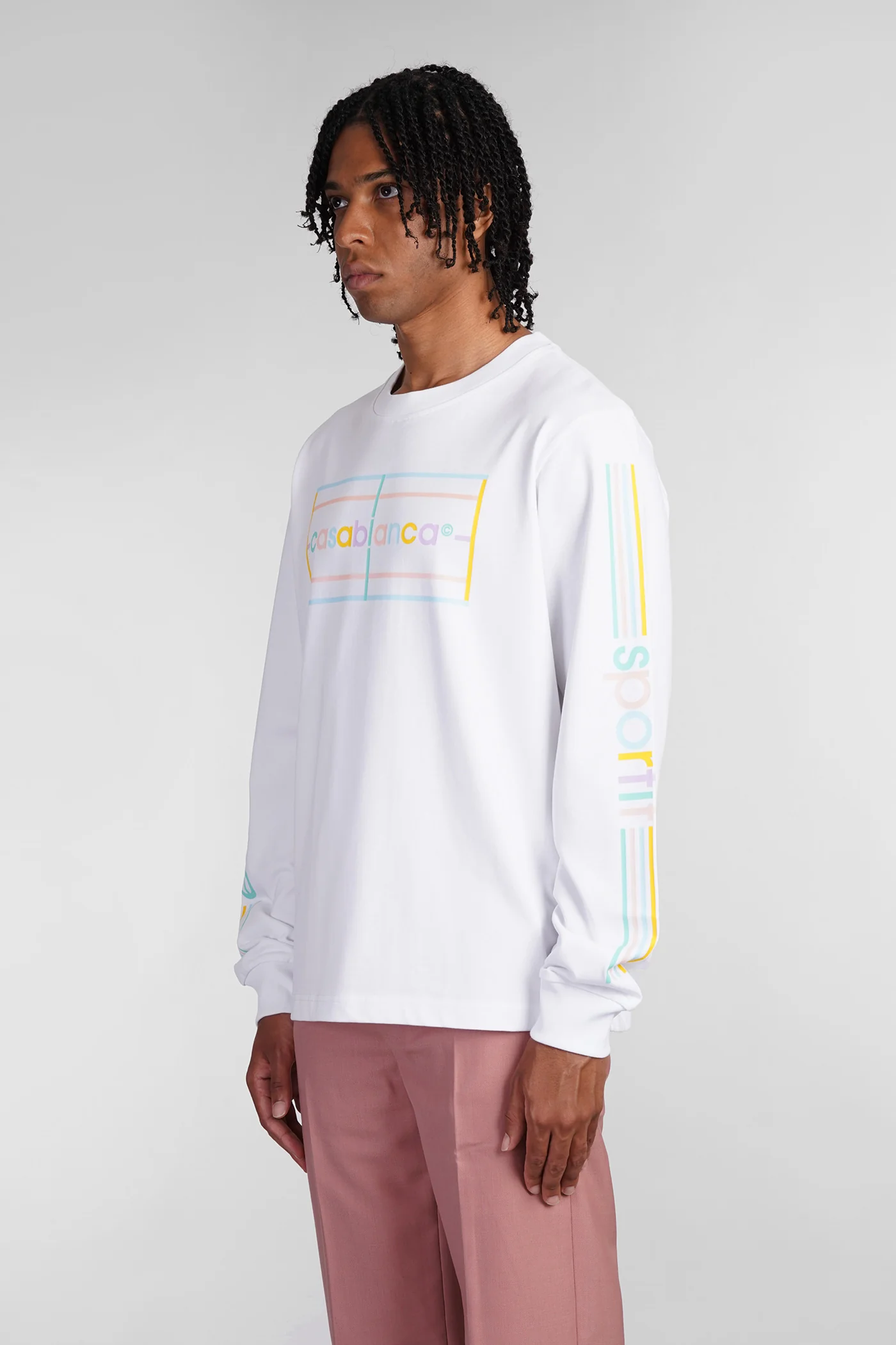 T-Shirt in white cotton - Image 4