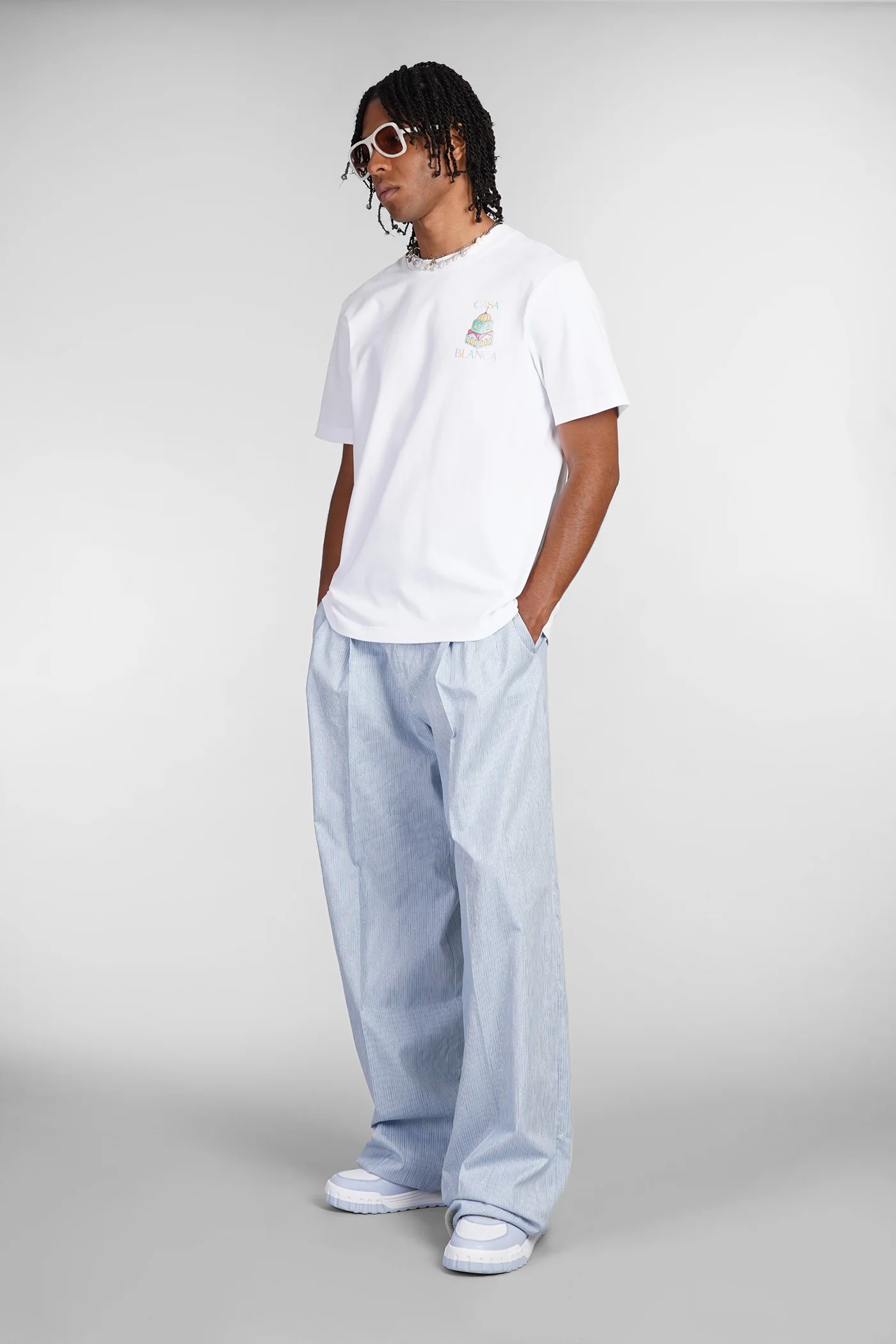 T-Shirt in white cotton - Image 2