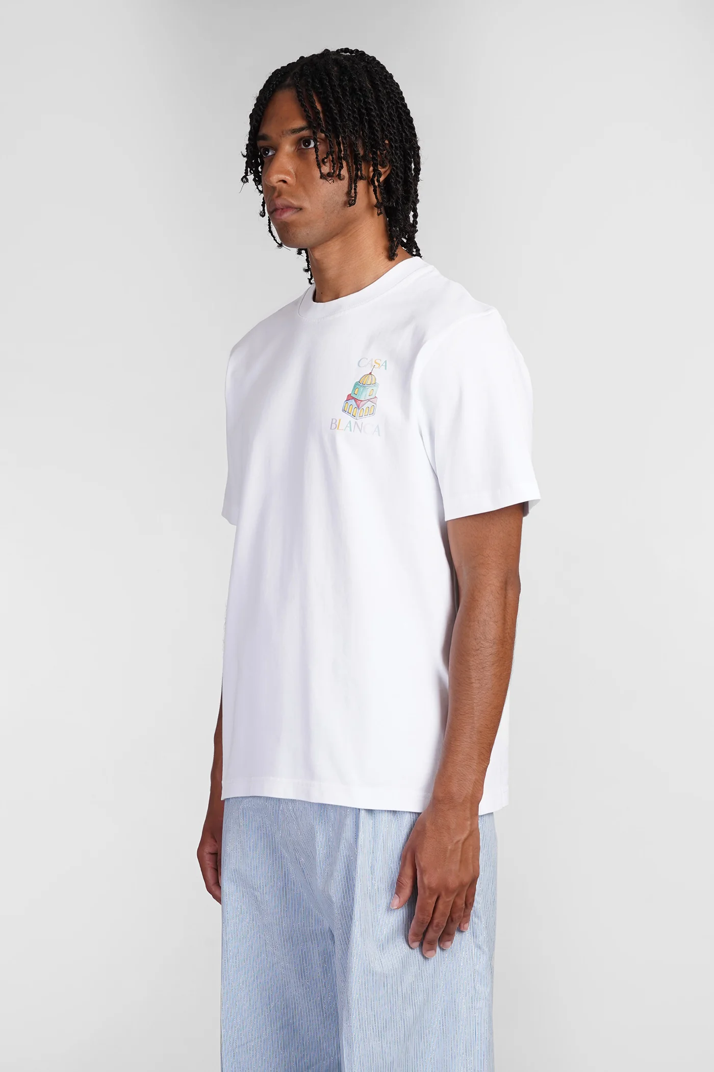 T-Shirt in white cotton - Image 4