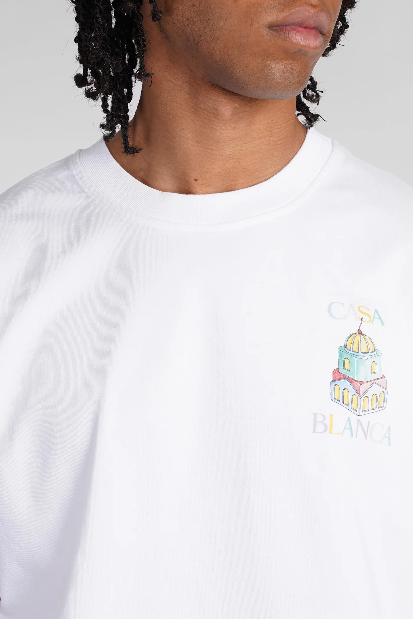 T-Shirt in white cotton - Image 5