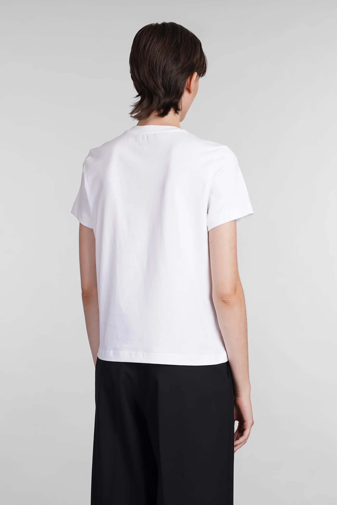 T-Shirt in white cotton - Image 3