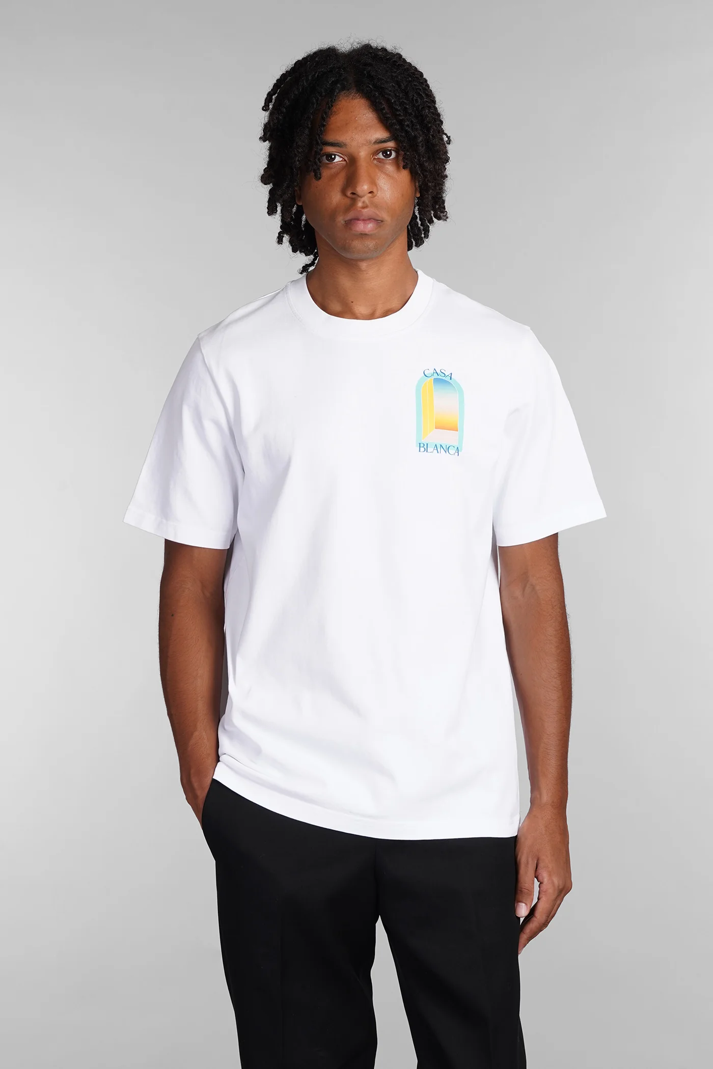 T-Shirt in white cotton