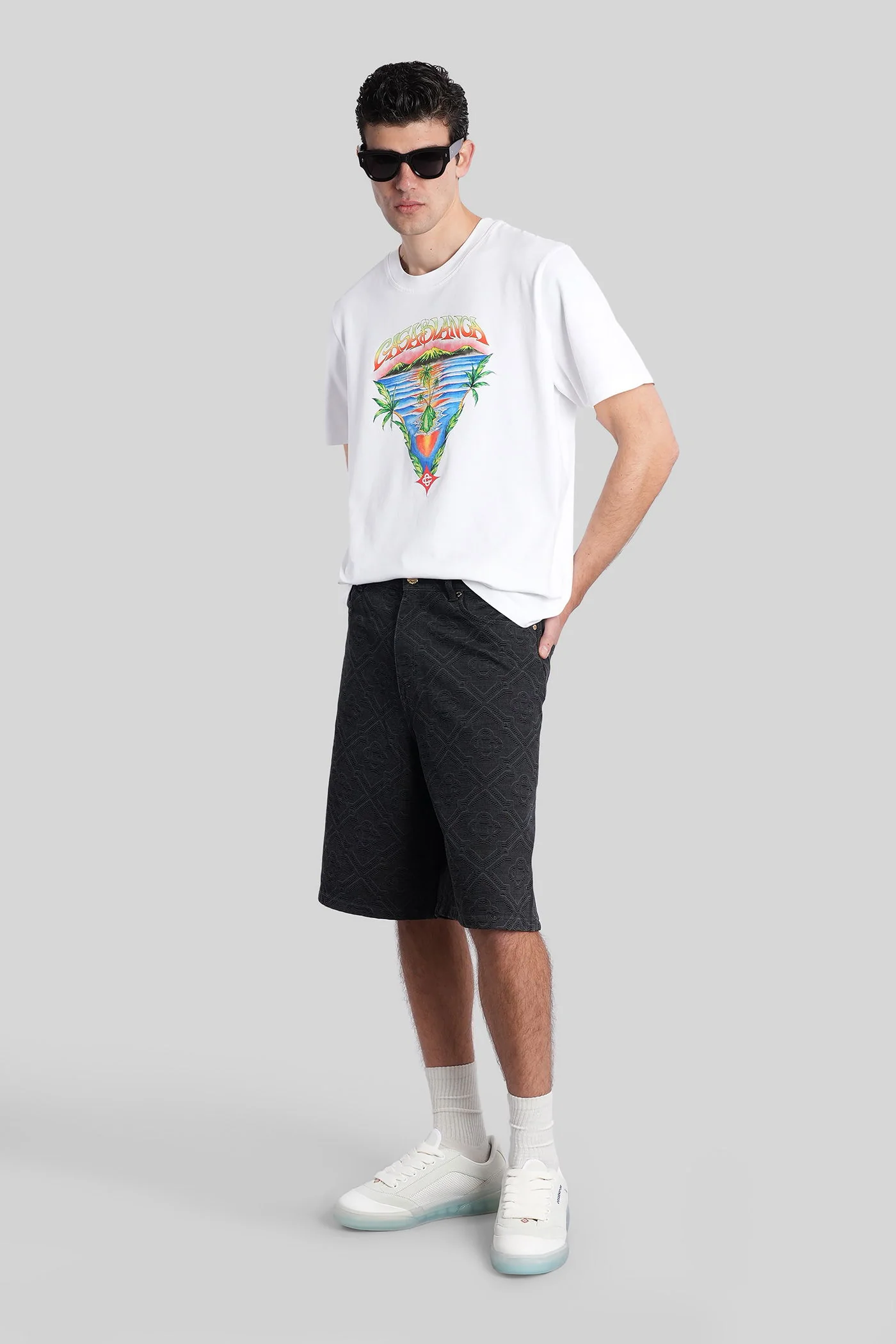 T-Shirt in white cotton - Image 2
