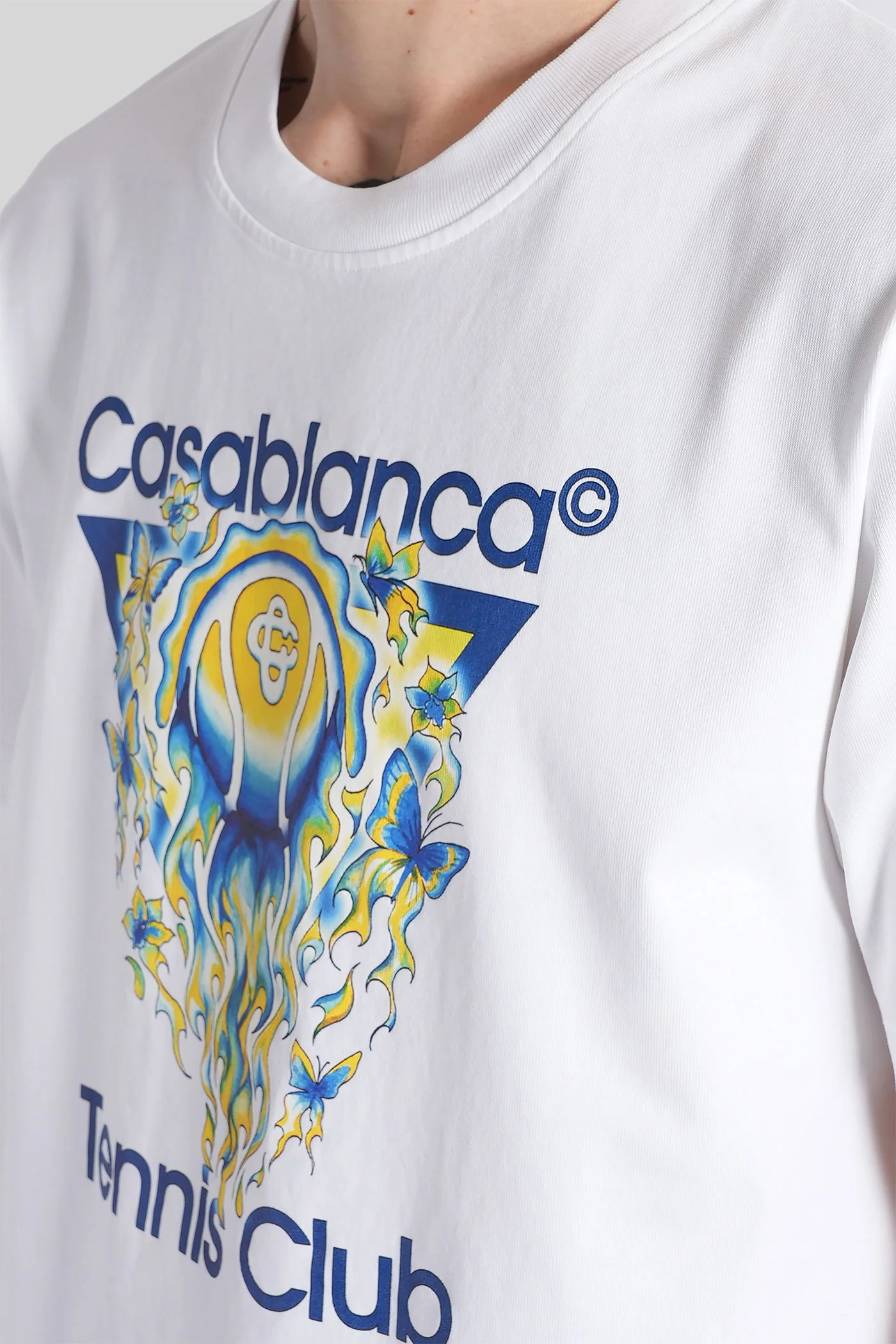T-Shirt in white cotton - Image 5