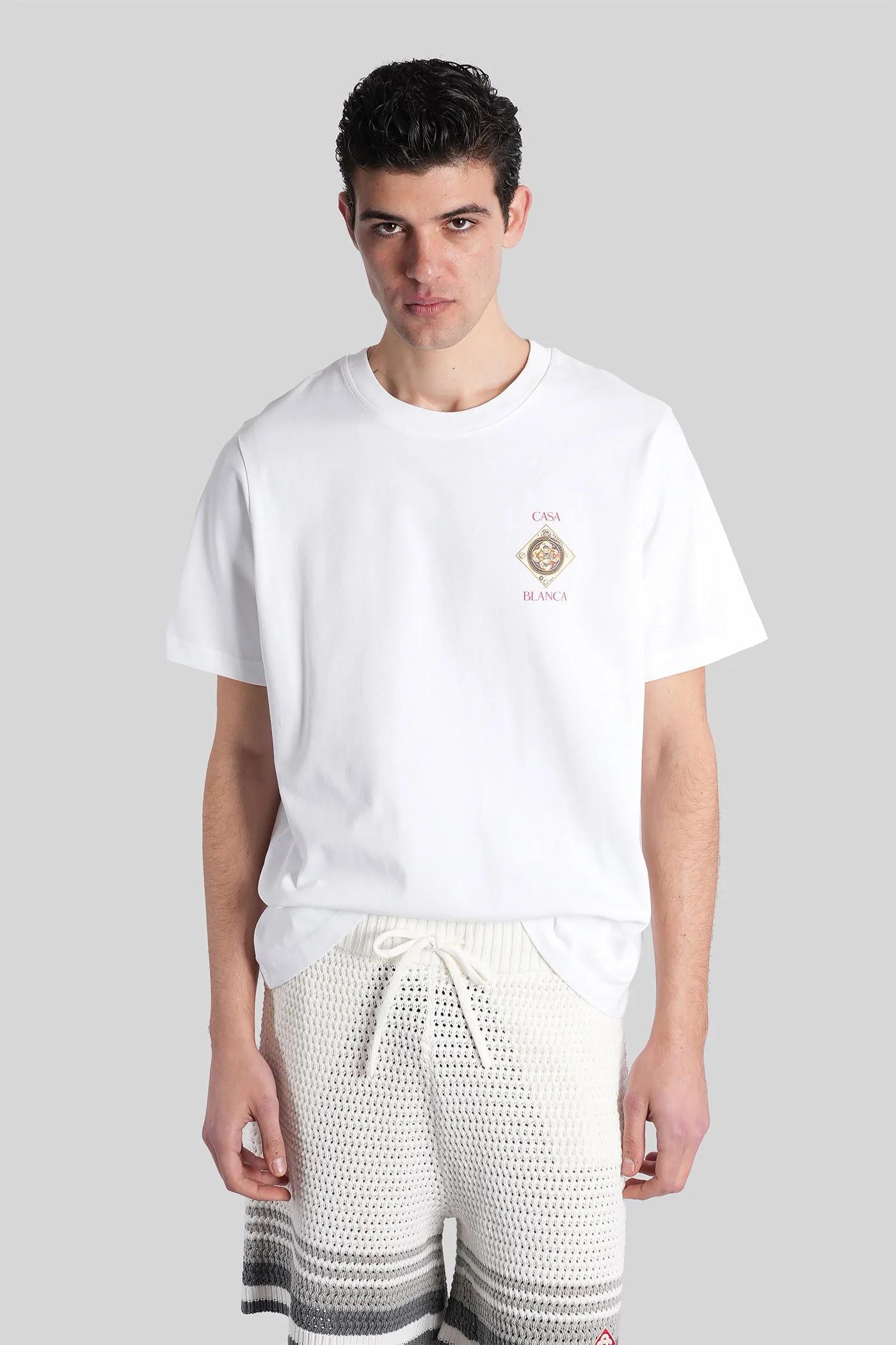 T-Shirt in white cotton