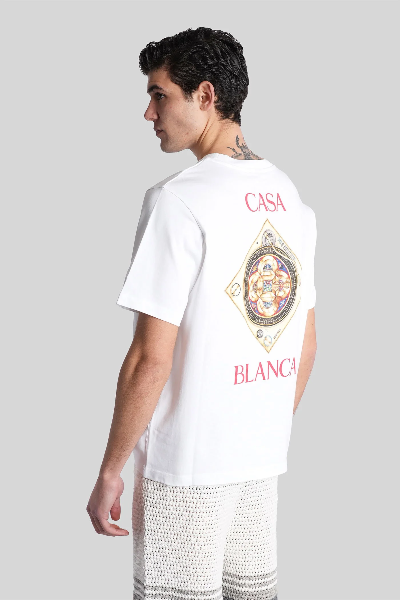 T-Shirt in white cotton - Image 3
