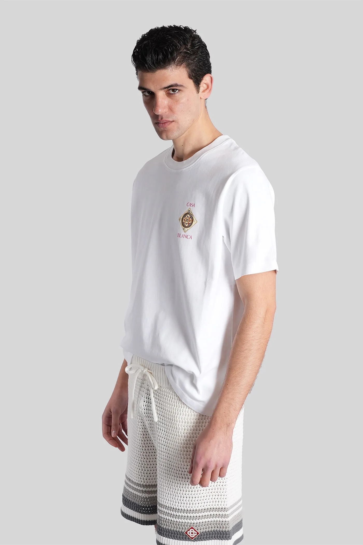 T-Shirt in white cotton - Image 4