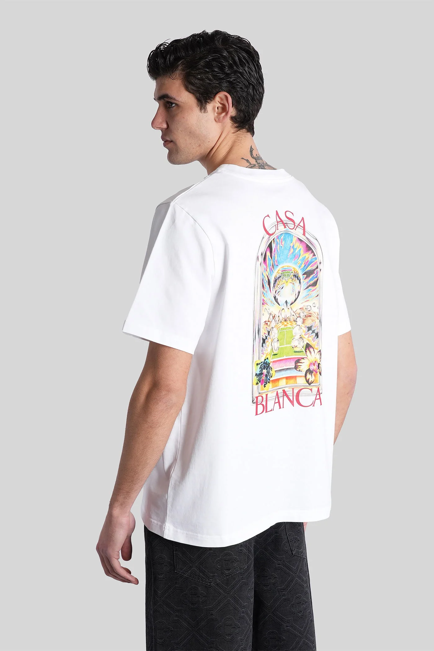 T-Shirt in white cotton