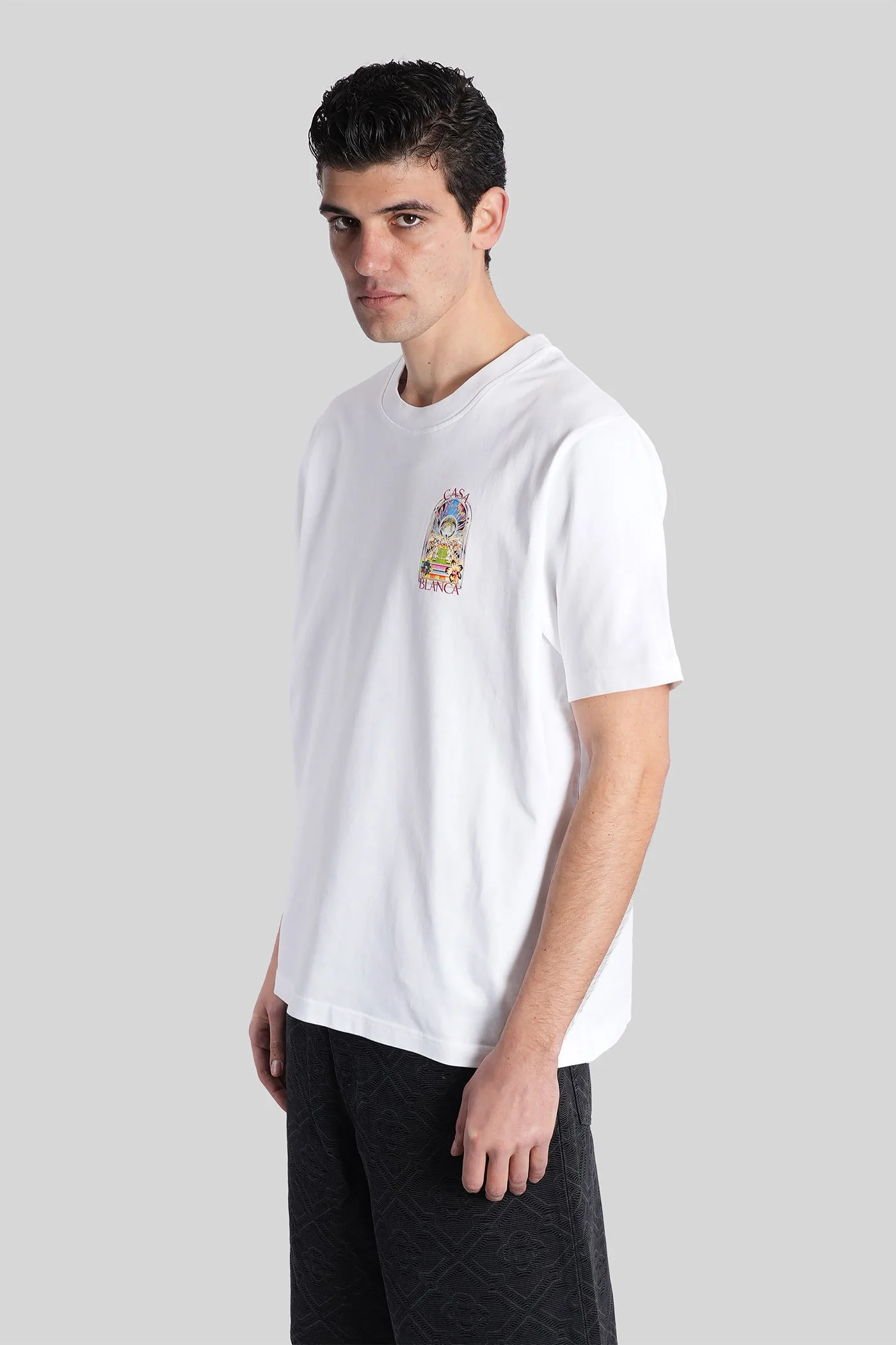T-Shirt in white cotton - Image 4