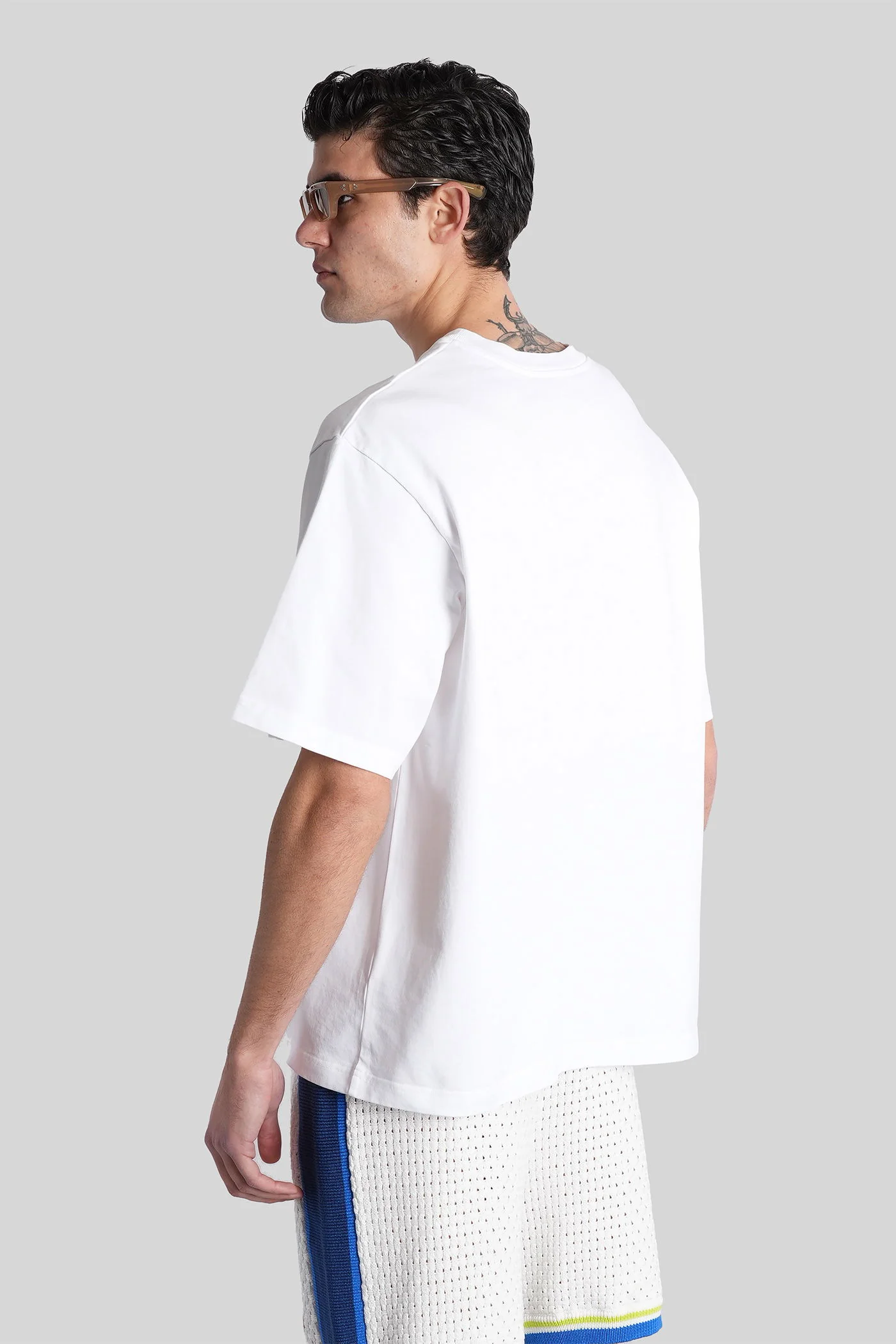 T-Shirt in white cotton - Image 3