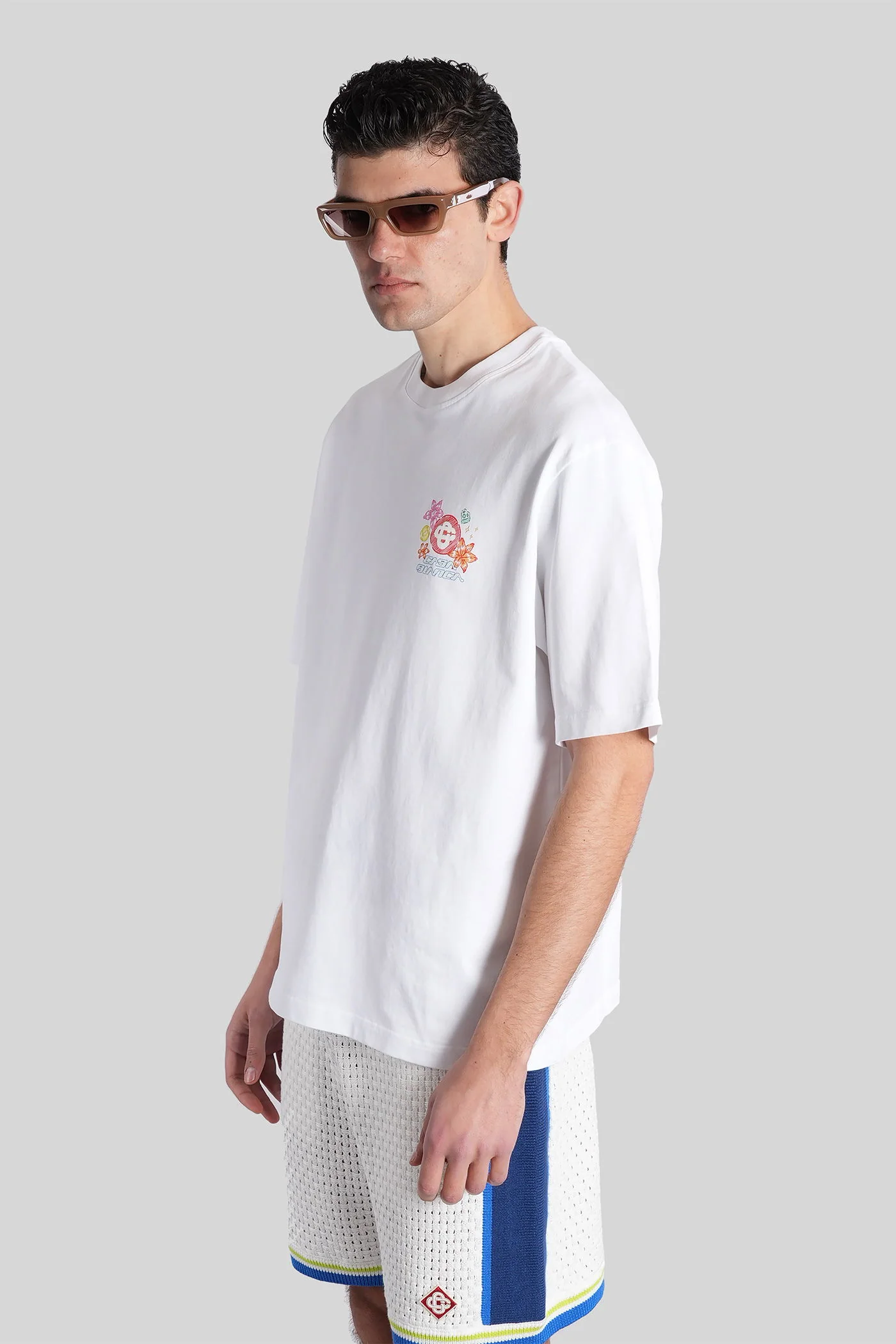 T-Shirt in white cotton - Image 4