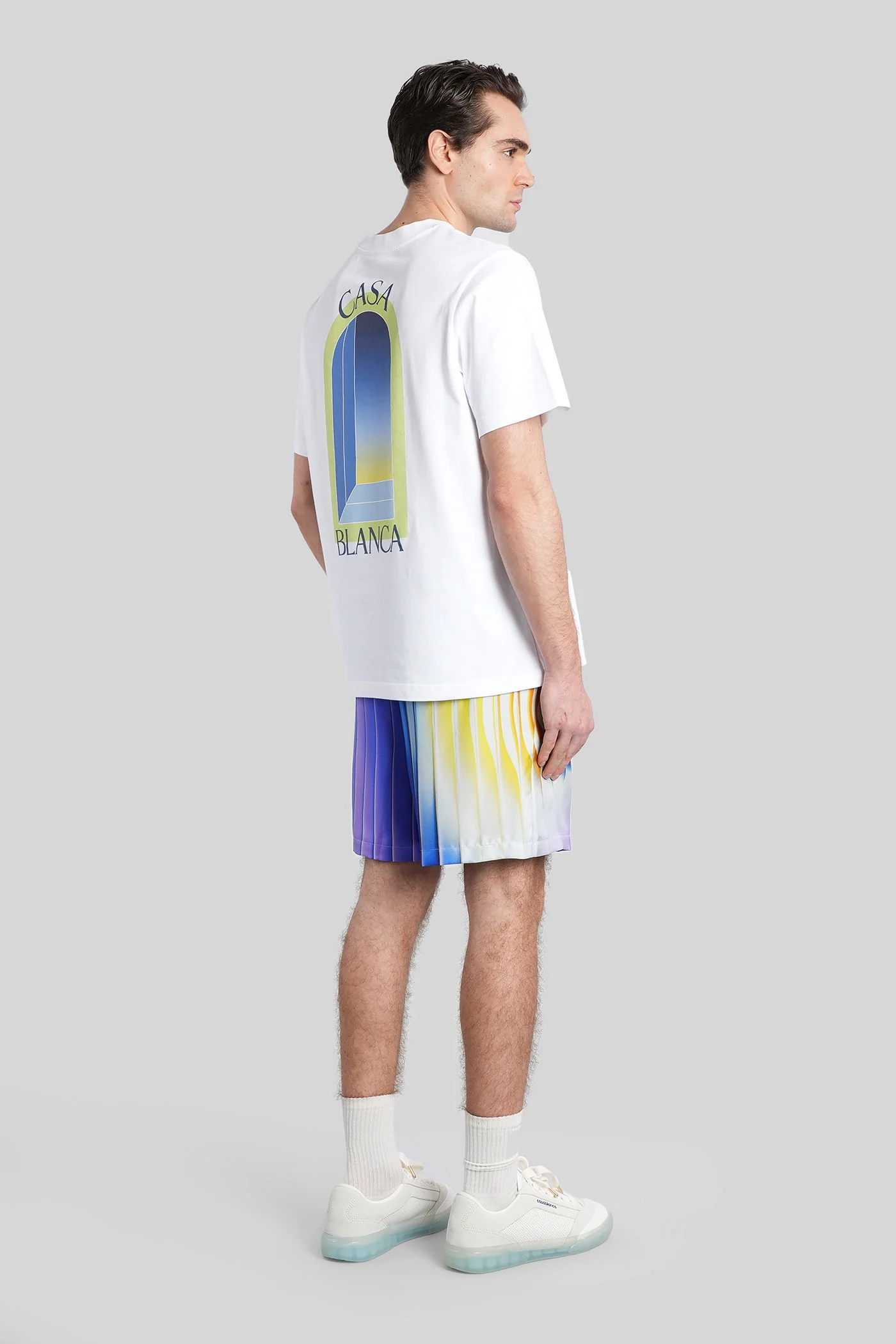 T-Shirt in white cotton - Image 2