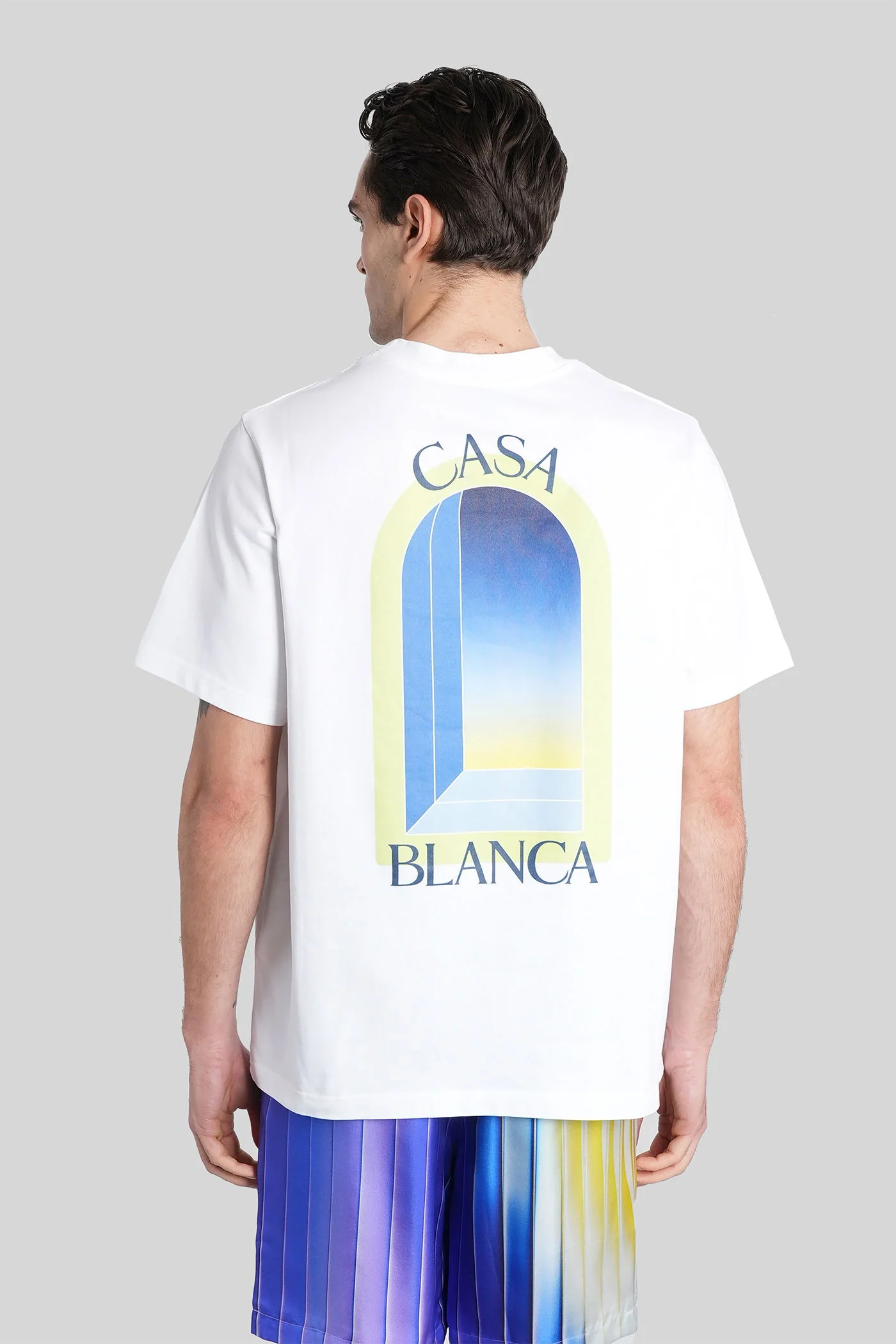 T-Shirt in white cotton - Image 3