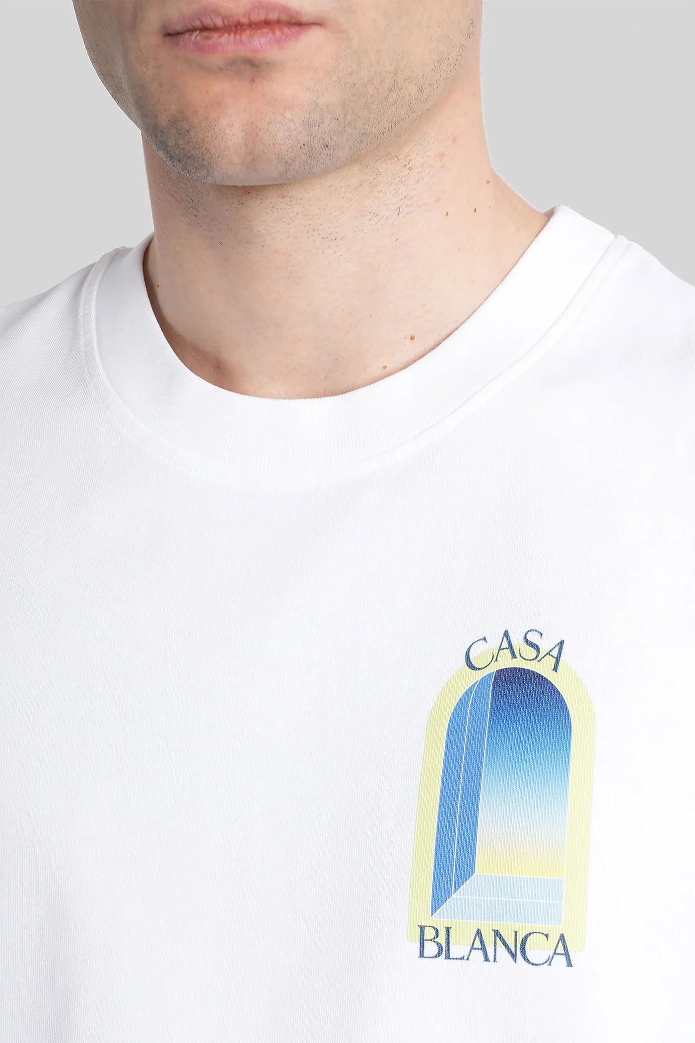 T-Shirt in white cotton - Image 5