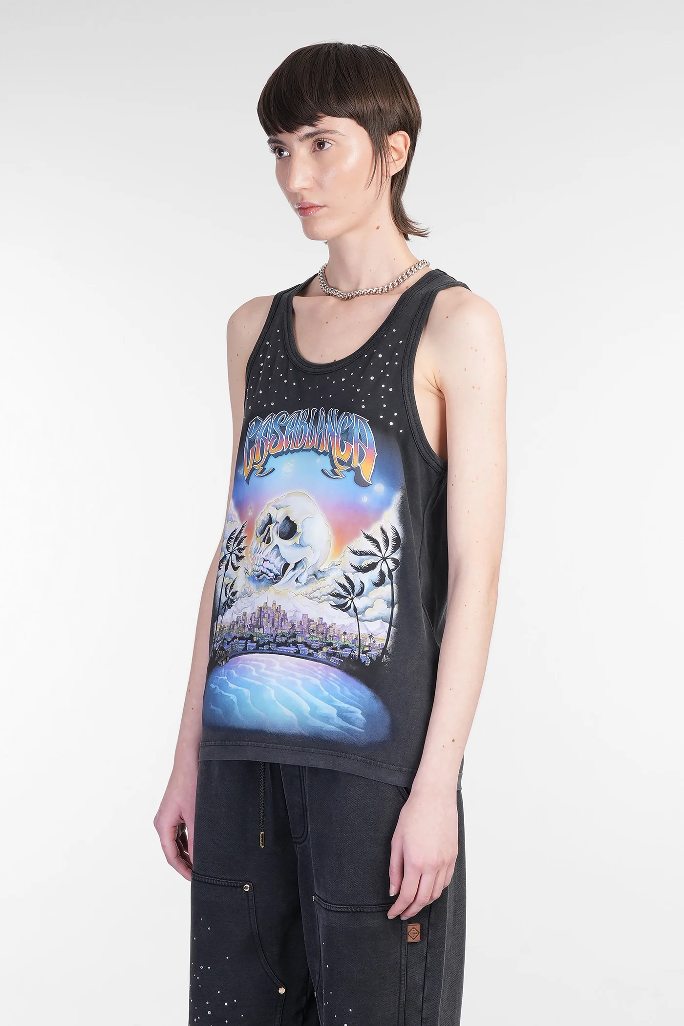 Topwear in black cotton - Image 4