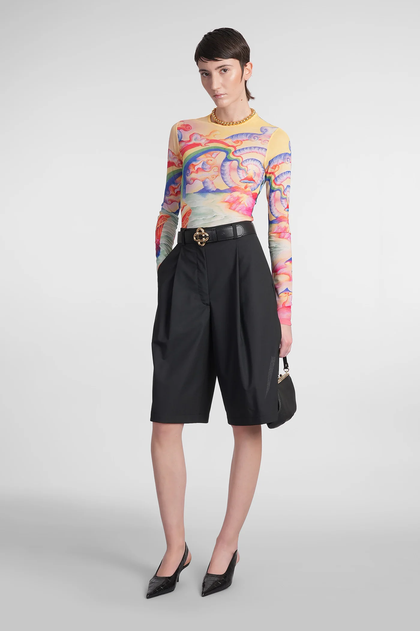 Topwear in multicolor polyester - Image 2