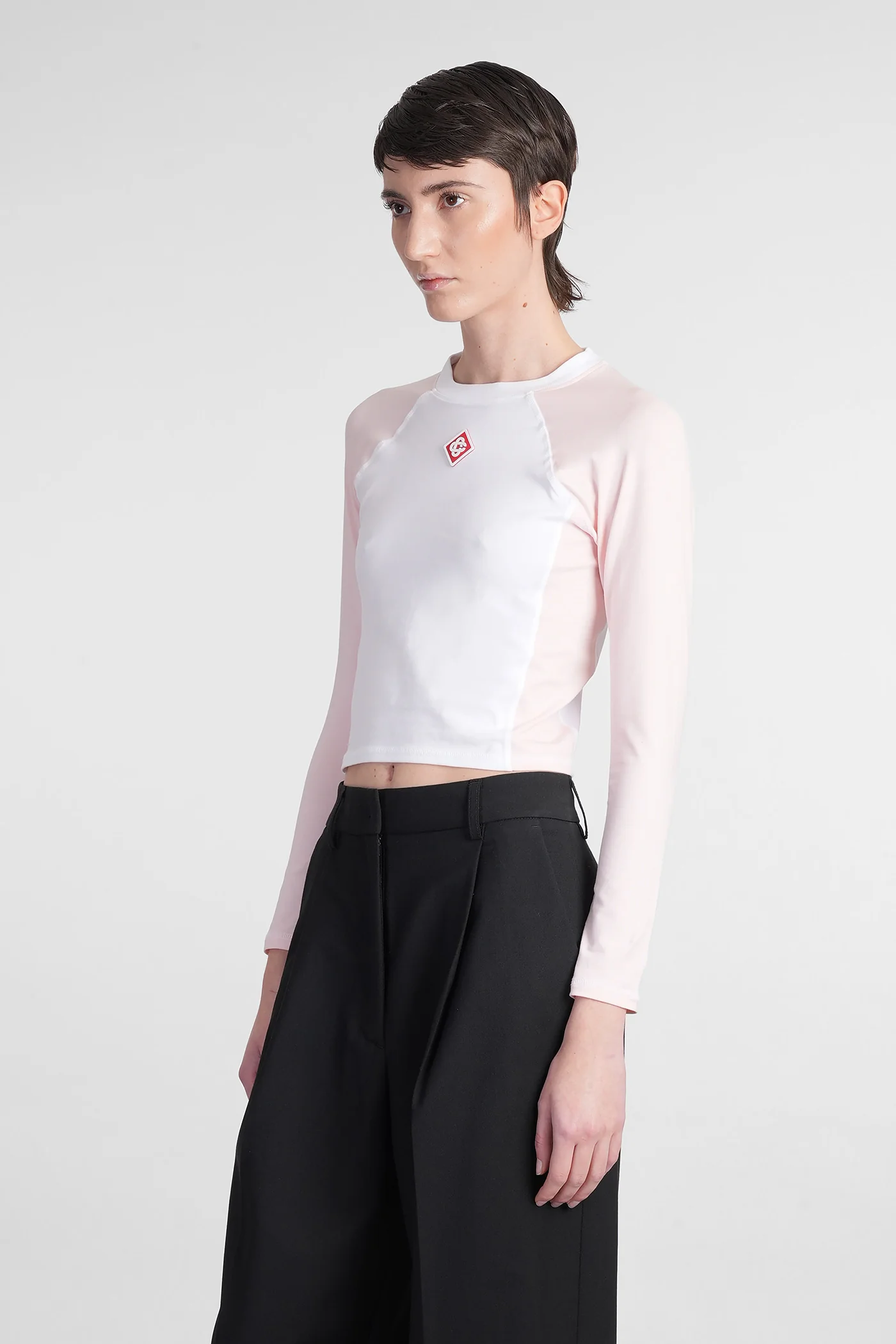 Topwear in white cotton - Image 4