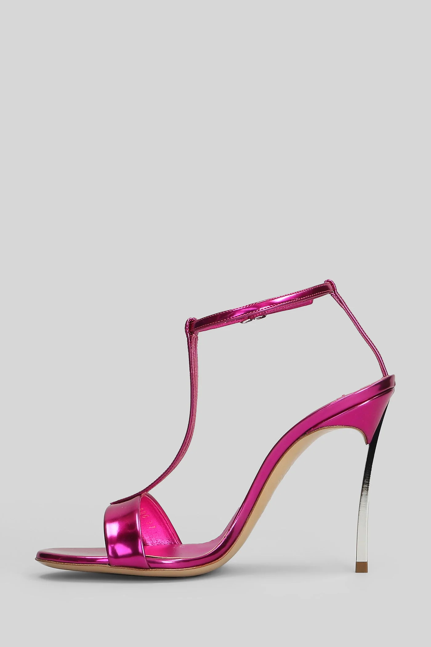 Blade interstellar Sandals in fuxia leather - Image 3