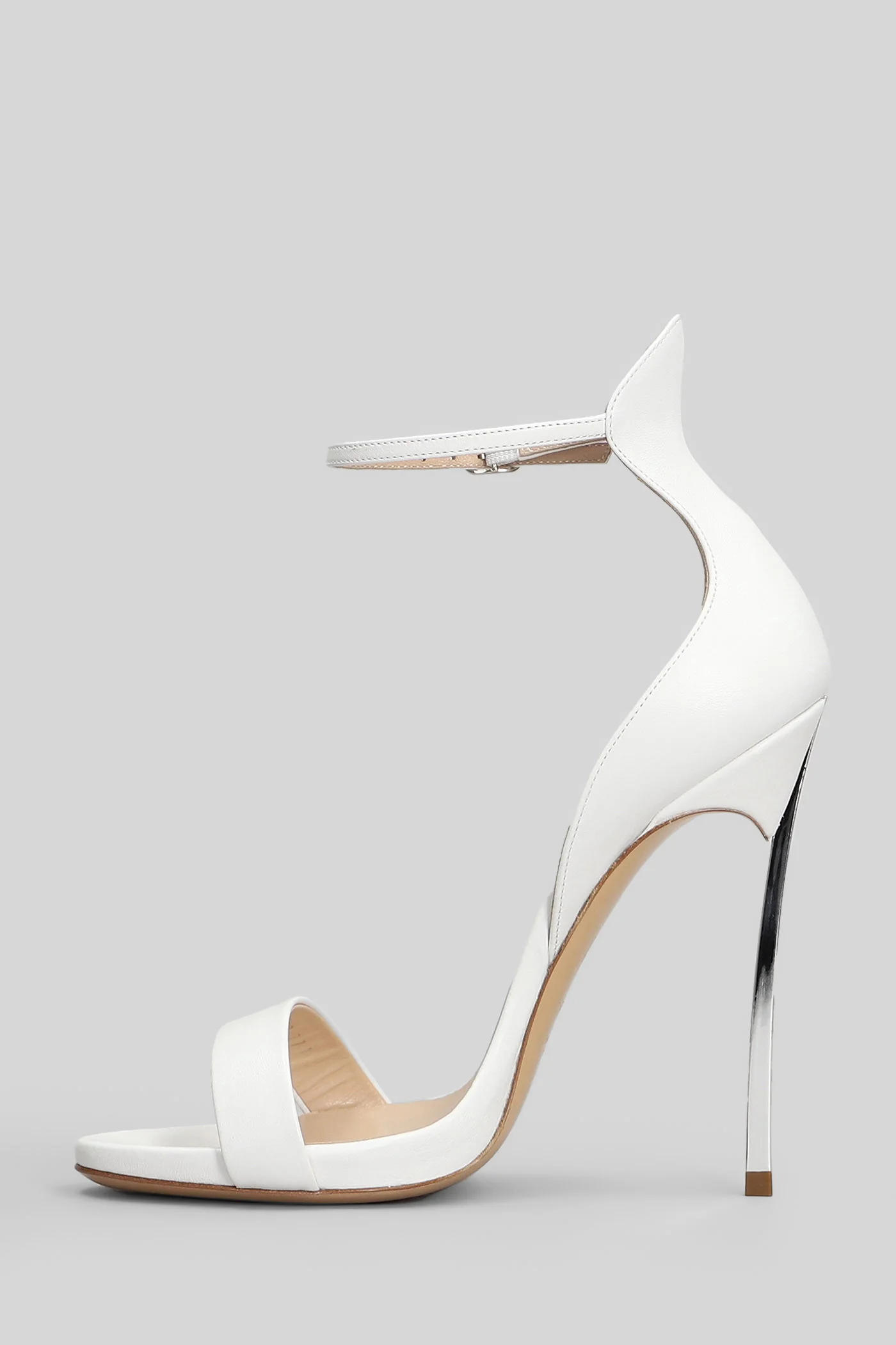 Cappa blade Sandals in white leather - Image 3