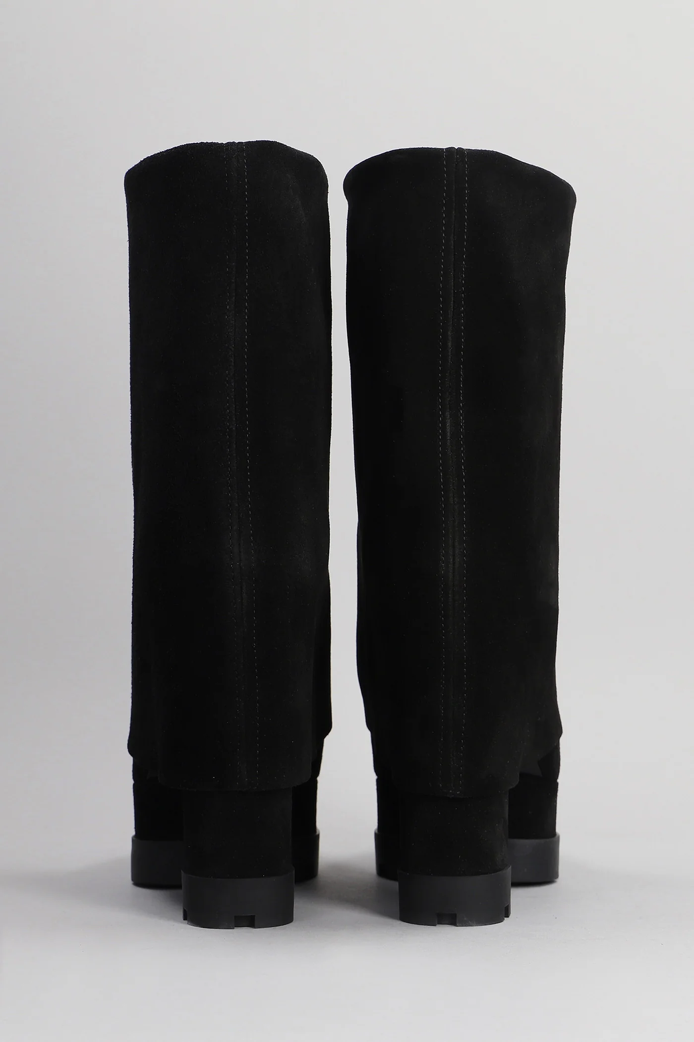 Nancy High heels boots in black suede - Image 4