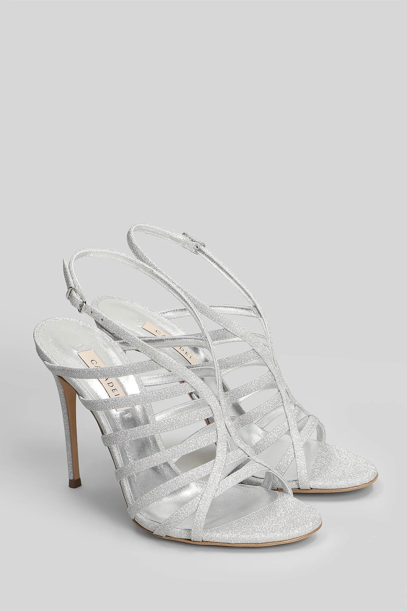 Solar Sandals in silver glitter - Image 2