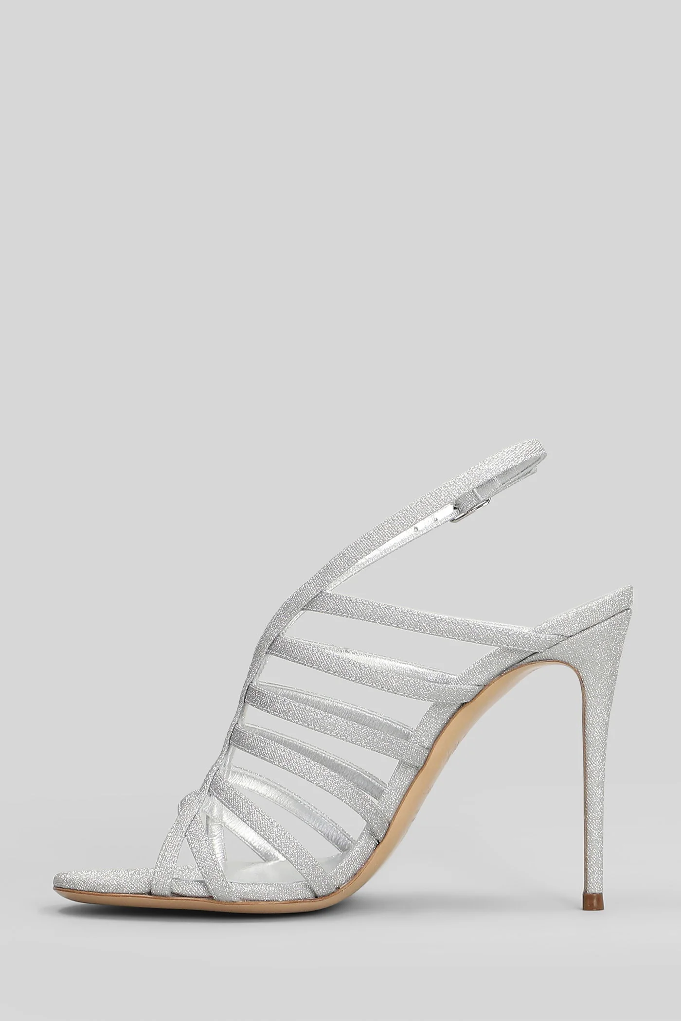 Solar Sandals in silver glitter - Image 3