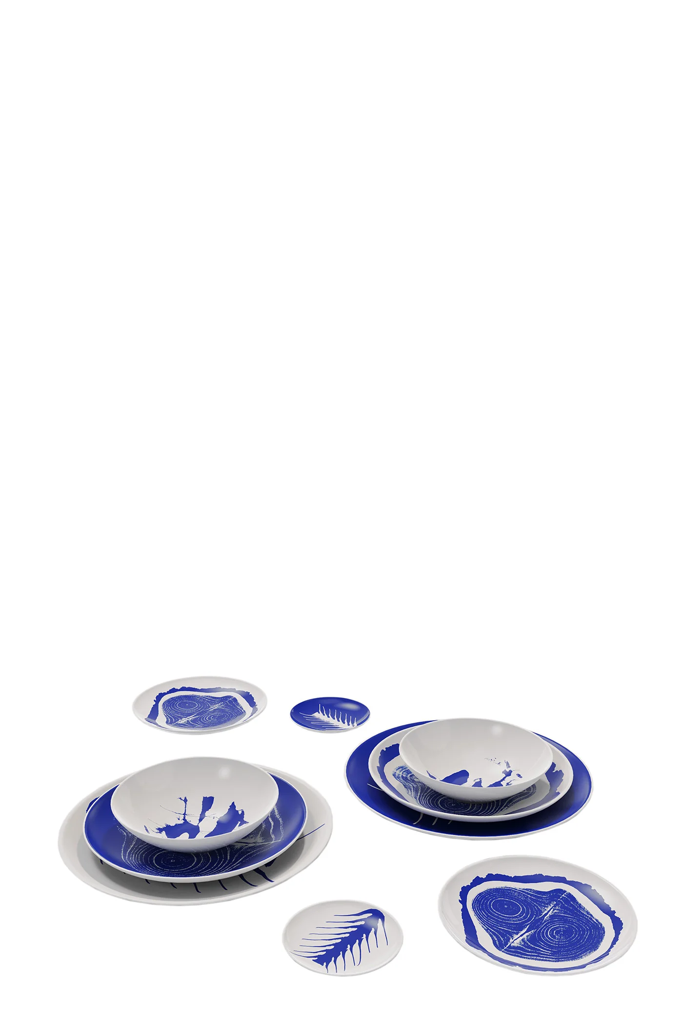 Le Monde de Charlotte Perriand -Arete Plate in white synthetic fibers - Image 3