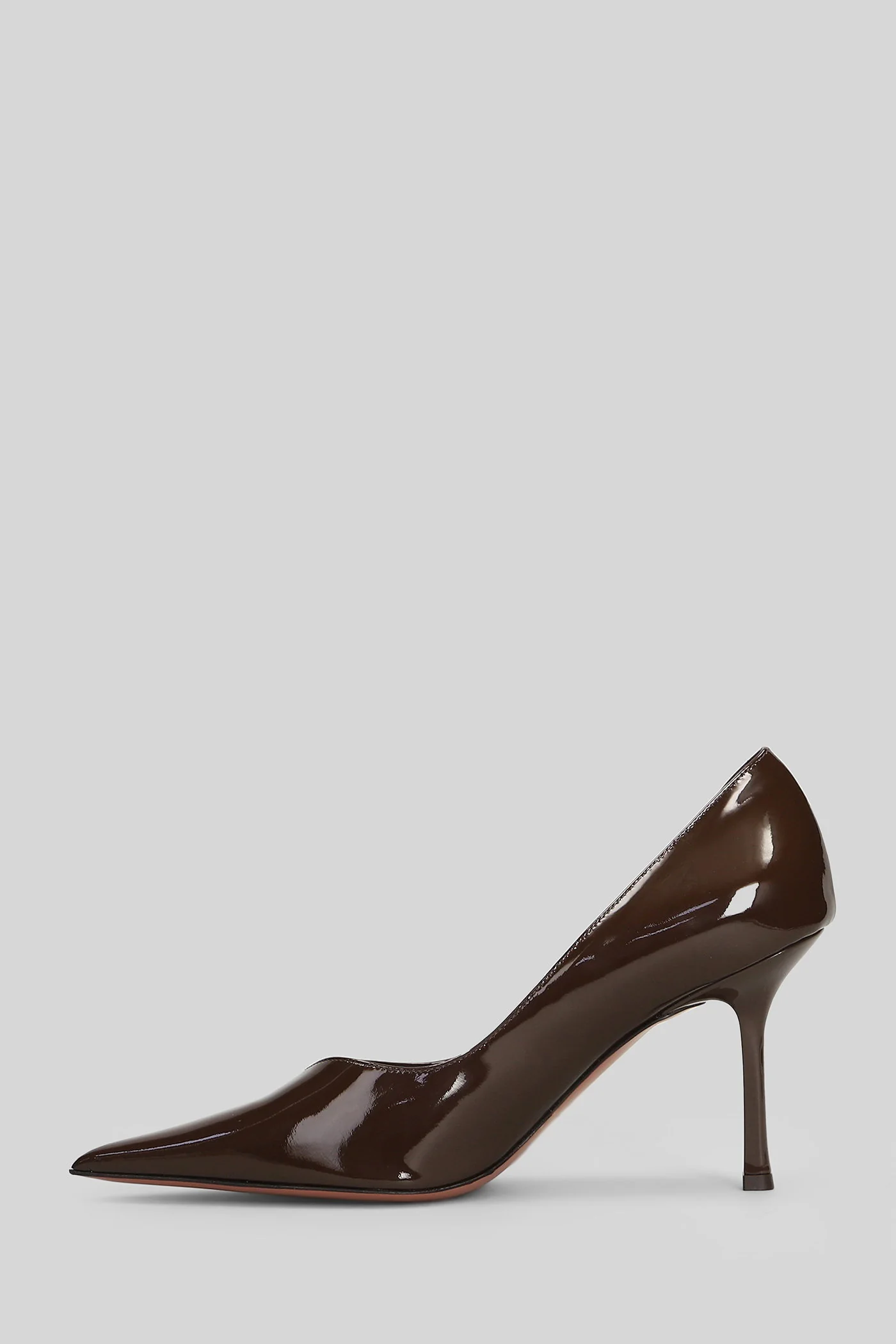 Anya Pumps in dark brown patent leather - Image 3