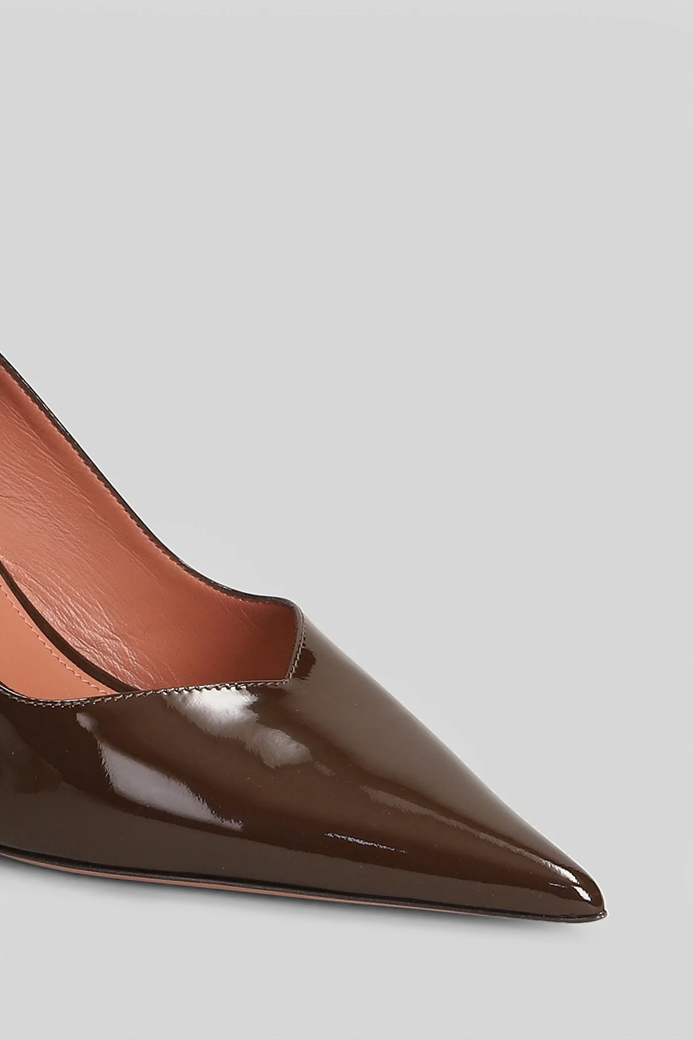 Darya Pumps in dark brown patent leather - Image 5