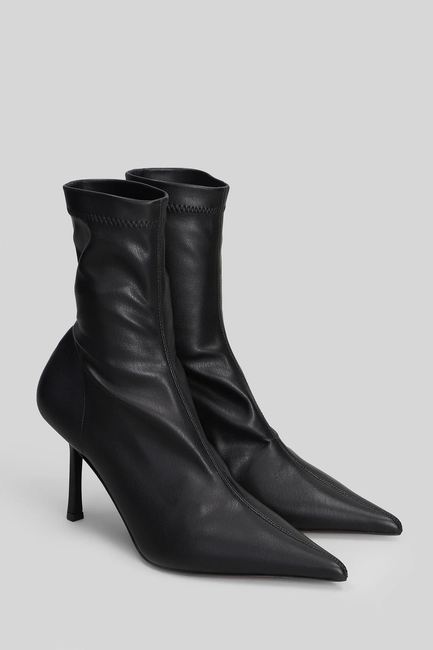 Helene High heels Ankle boots in dark brown leather - Image 2