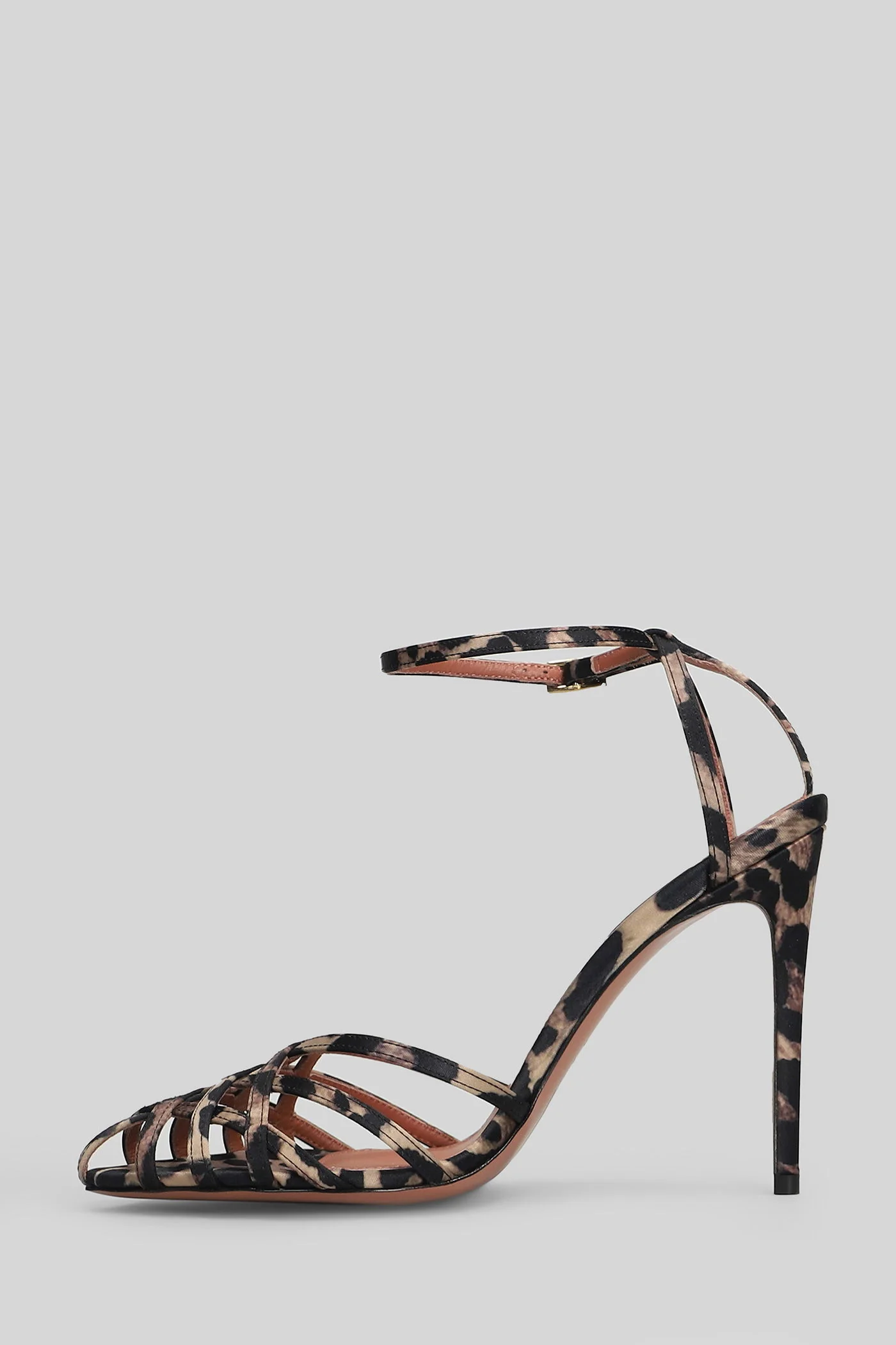 Miami Sandals in Animalier satin - Image 3