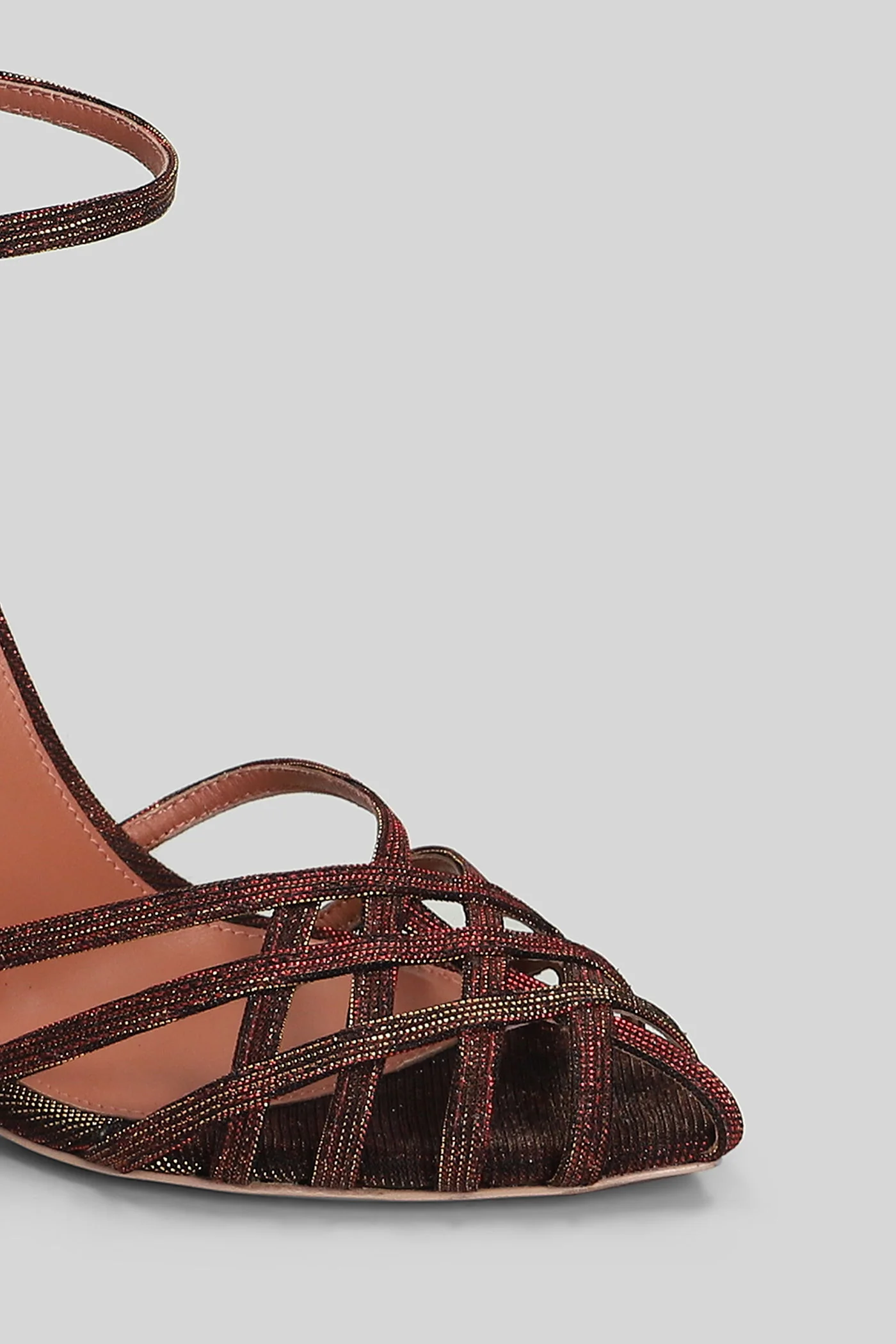 Miami Sandals in bordeaux glitter - Image 5
