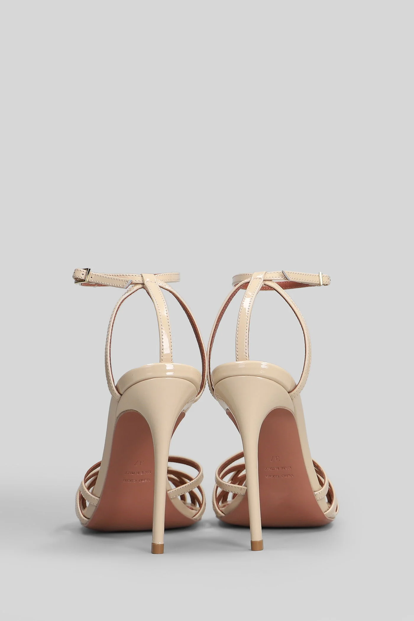Miami Sandals in powder patent leather - Image 4