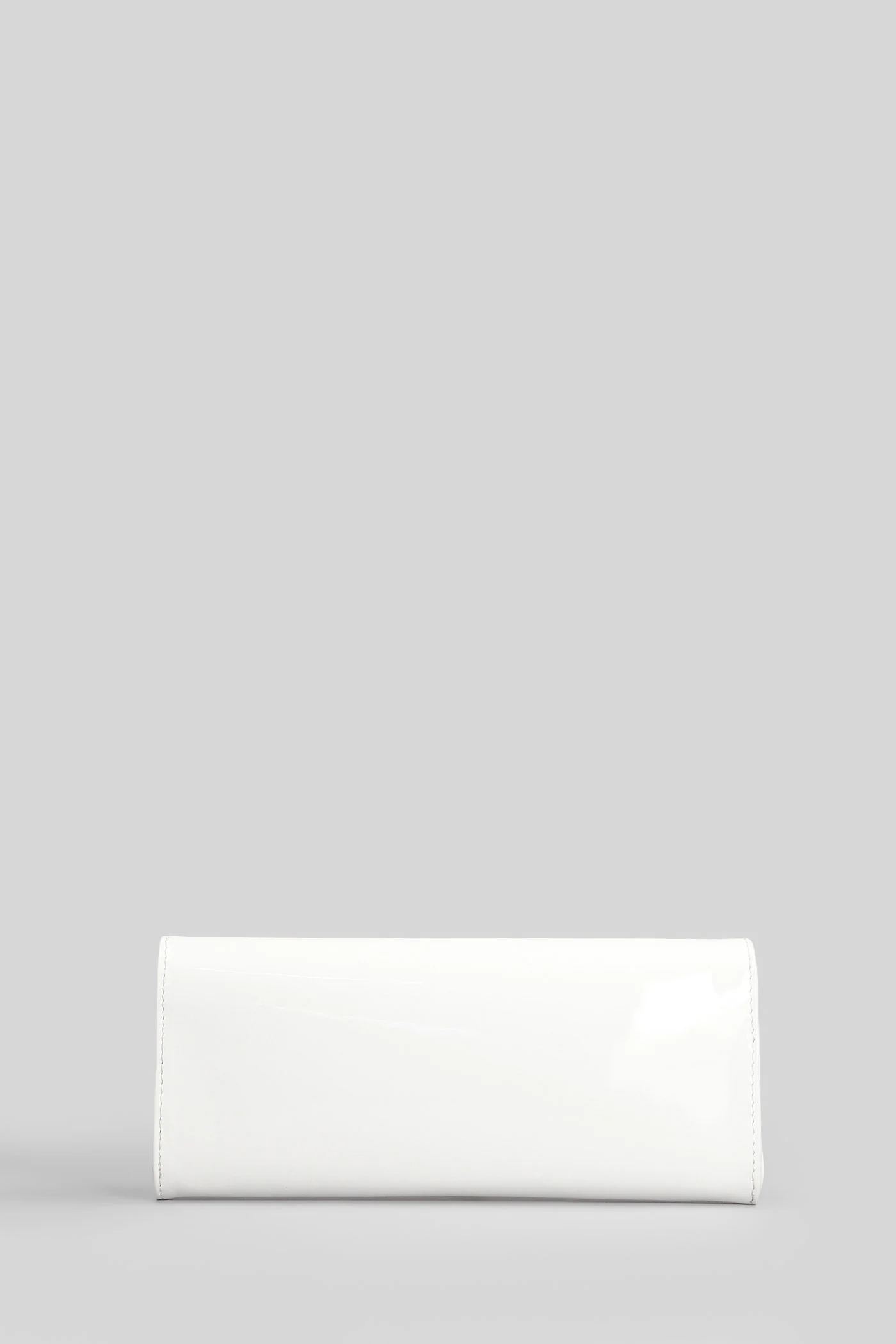 Shoulder bag in white patent leather - Image 3
