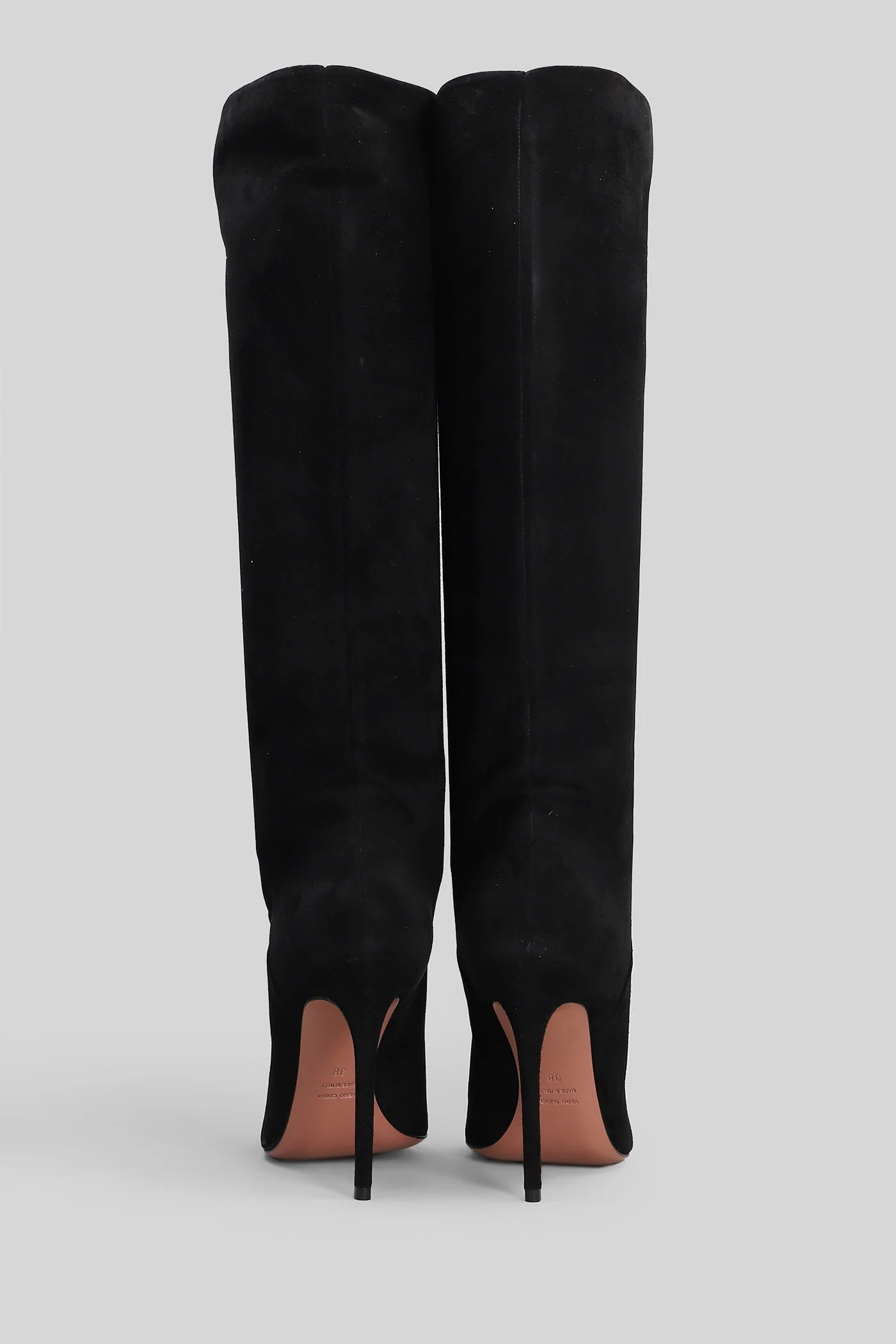 Smirne High heels boots in black suede - Image 4