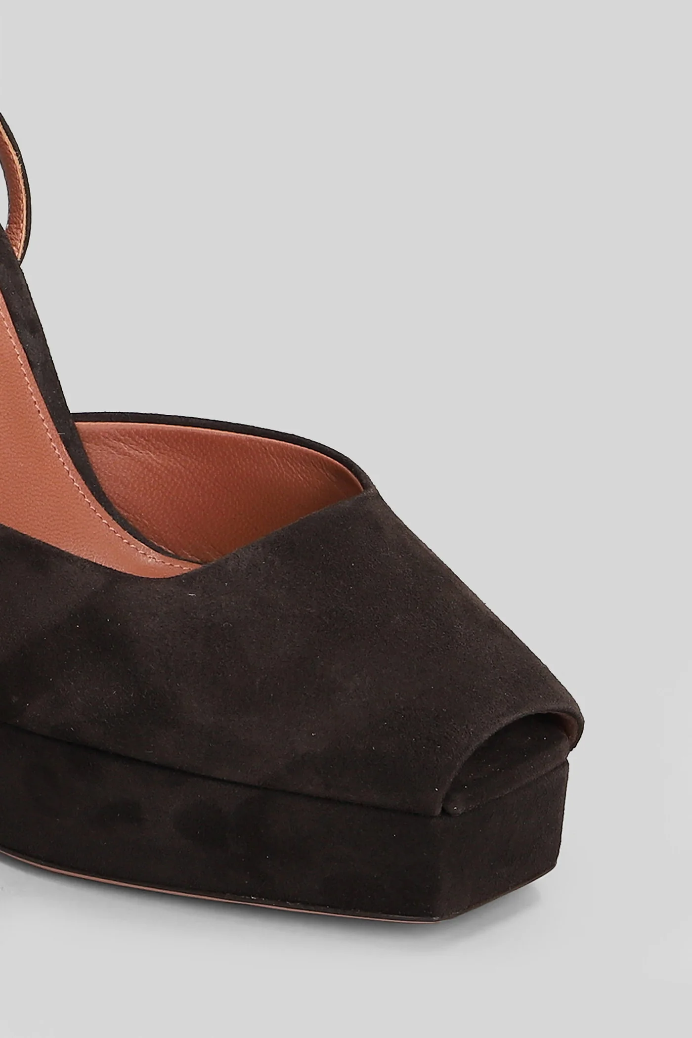 Vicky Pumps in dark brown suede - Image 5