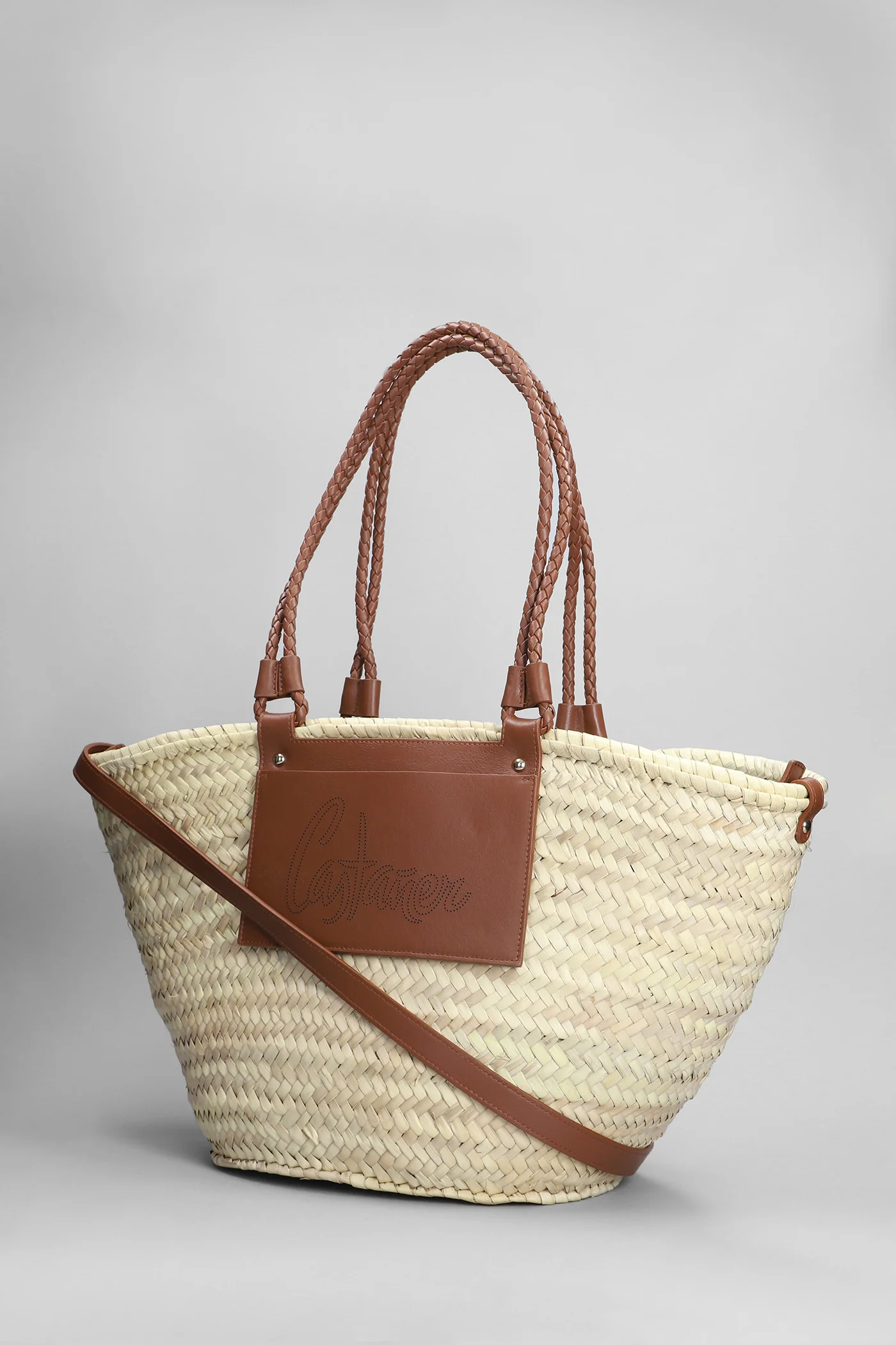 B.Sagitario-152 Tote in beige wool and polyamide - Image 2