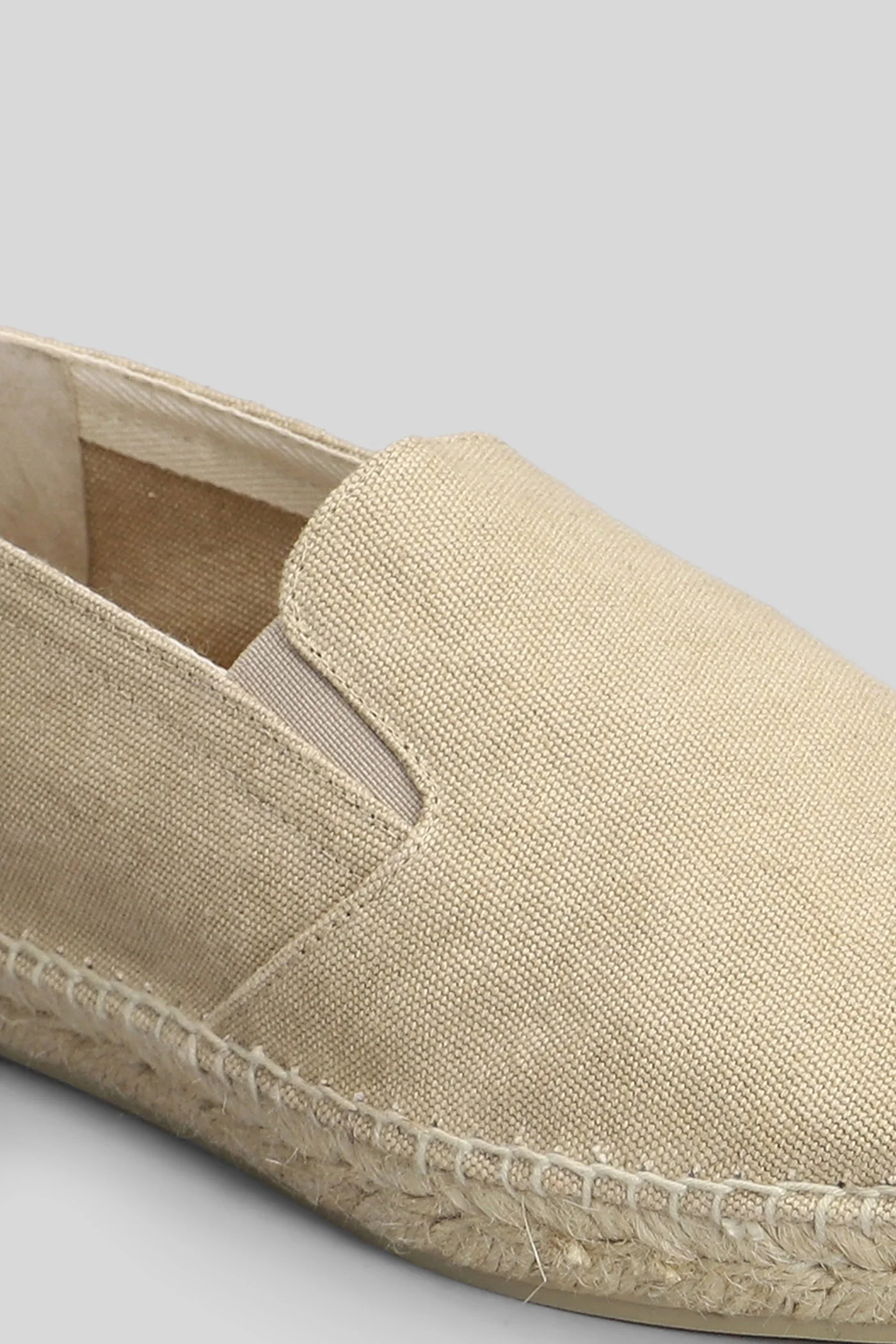 Joel-002 Espadrilles in beige canvas - Image 5
